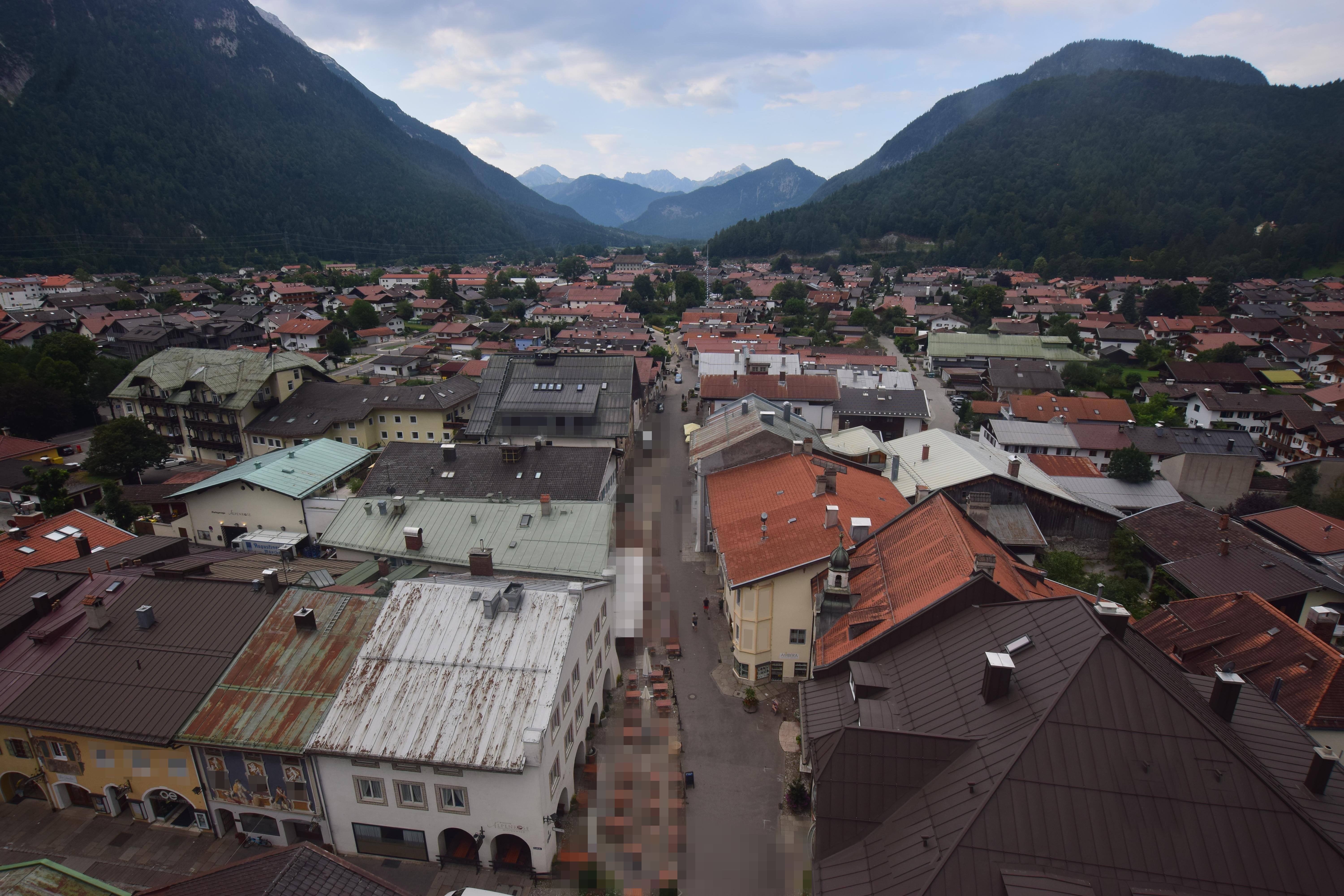 Archiv Foto Webcam Karwendel Mittenwald - Kirche