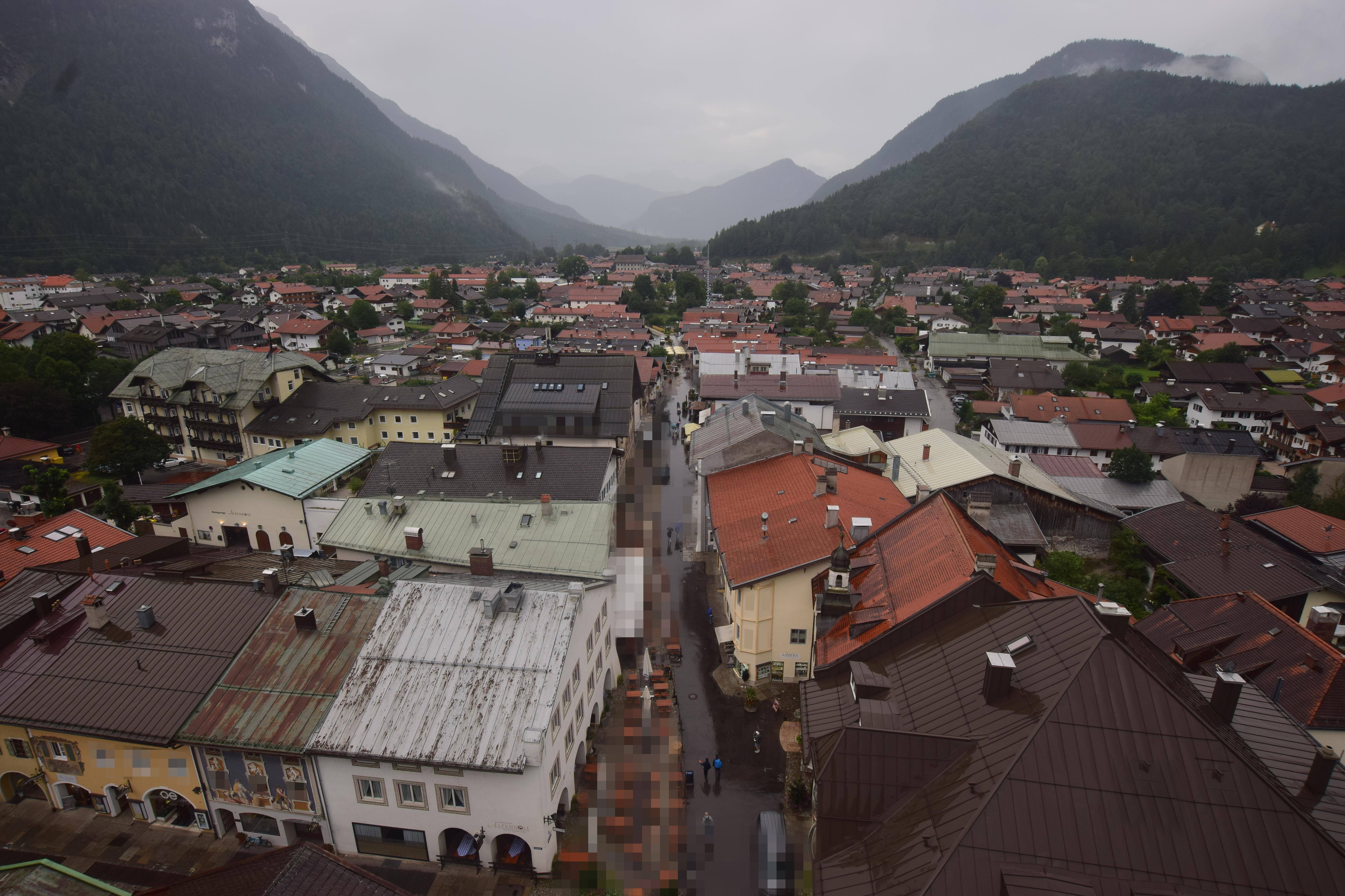 Archiv Foto Webcam Karwendel Mittenwald - Kirche