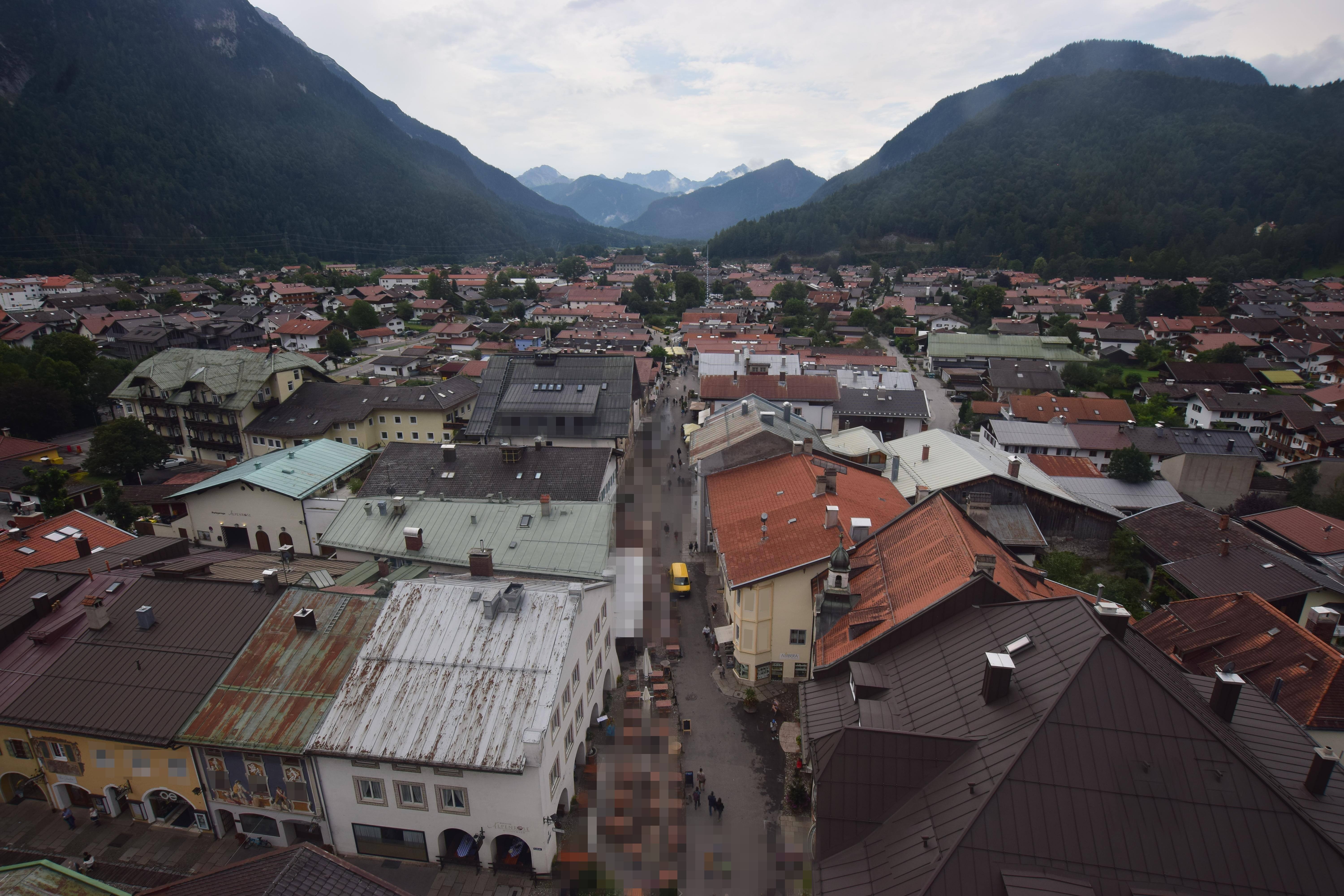 Archiv Foto Webcam Karwendel Mittenwald - Kirche