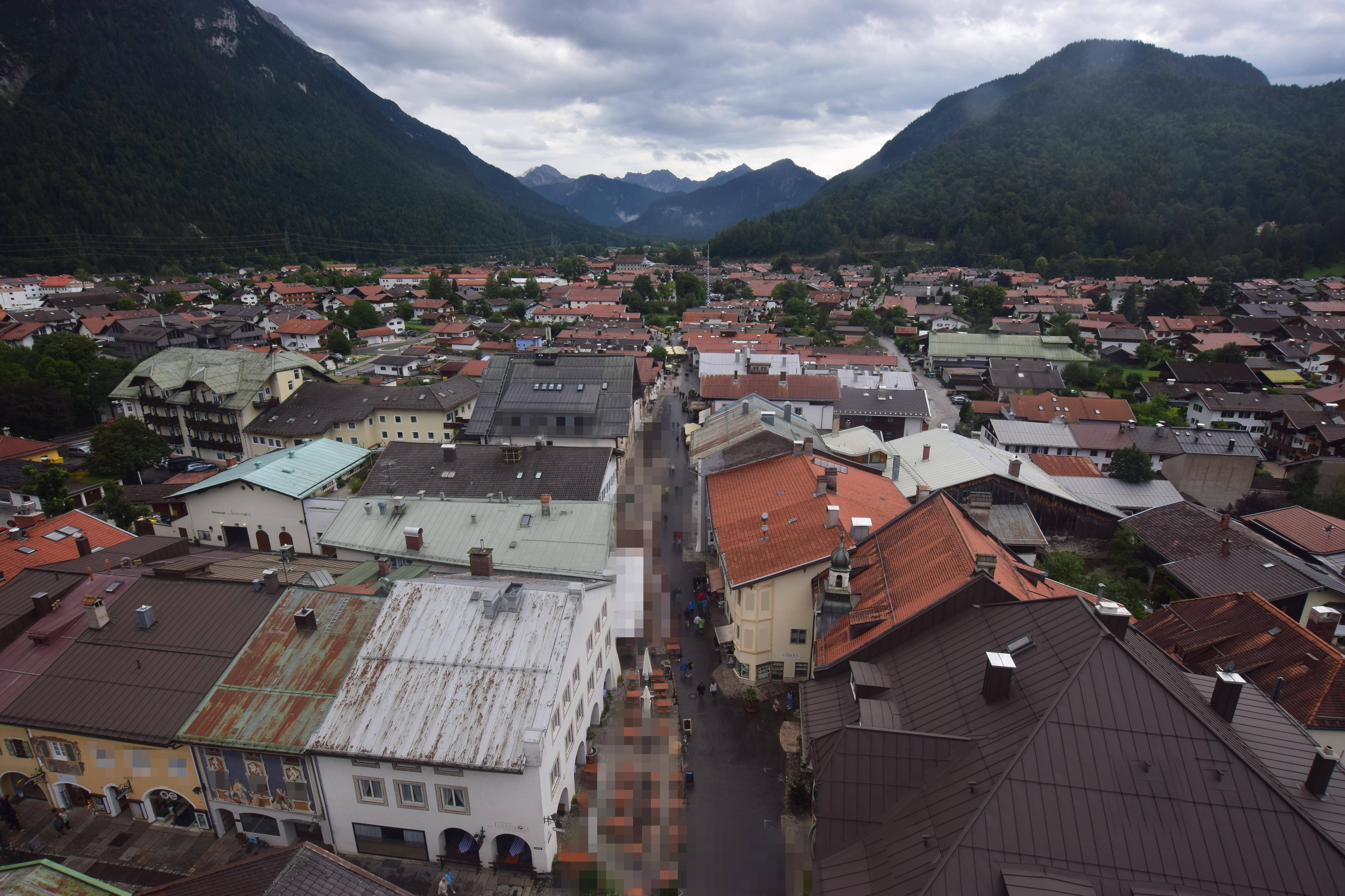 Archiv Foto Webcam Karwendel Mittenwald - Kirche
