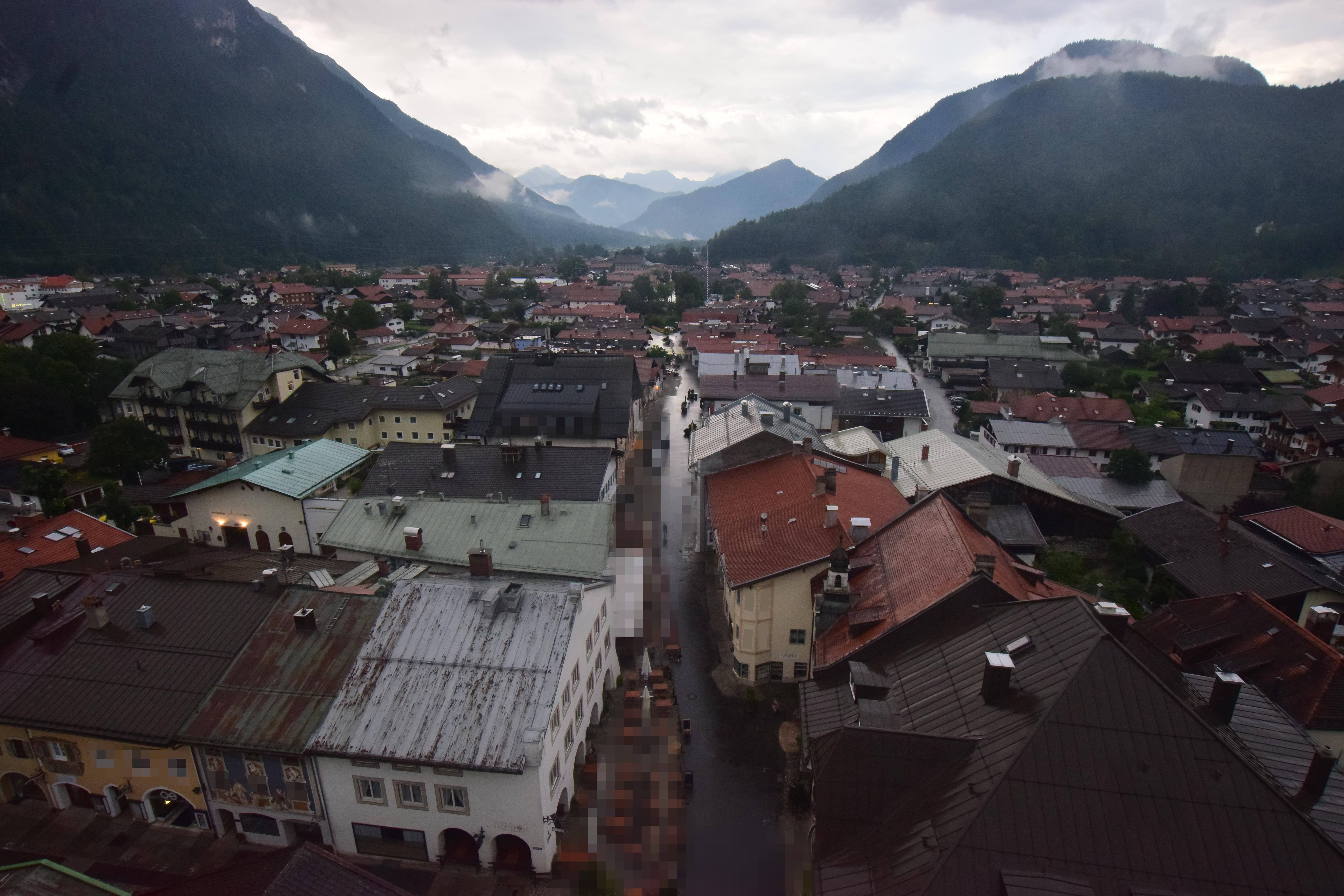 Archiv Foto Webcam Karwendel Mittenwald - Kirche