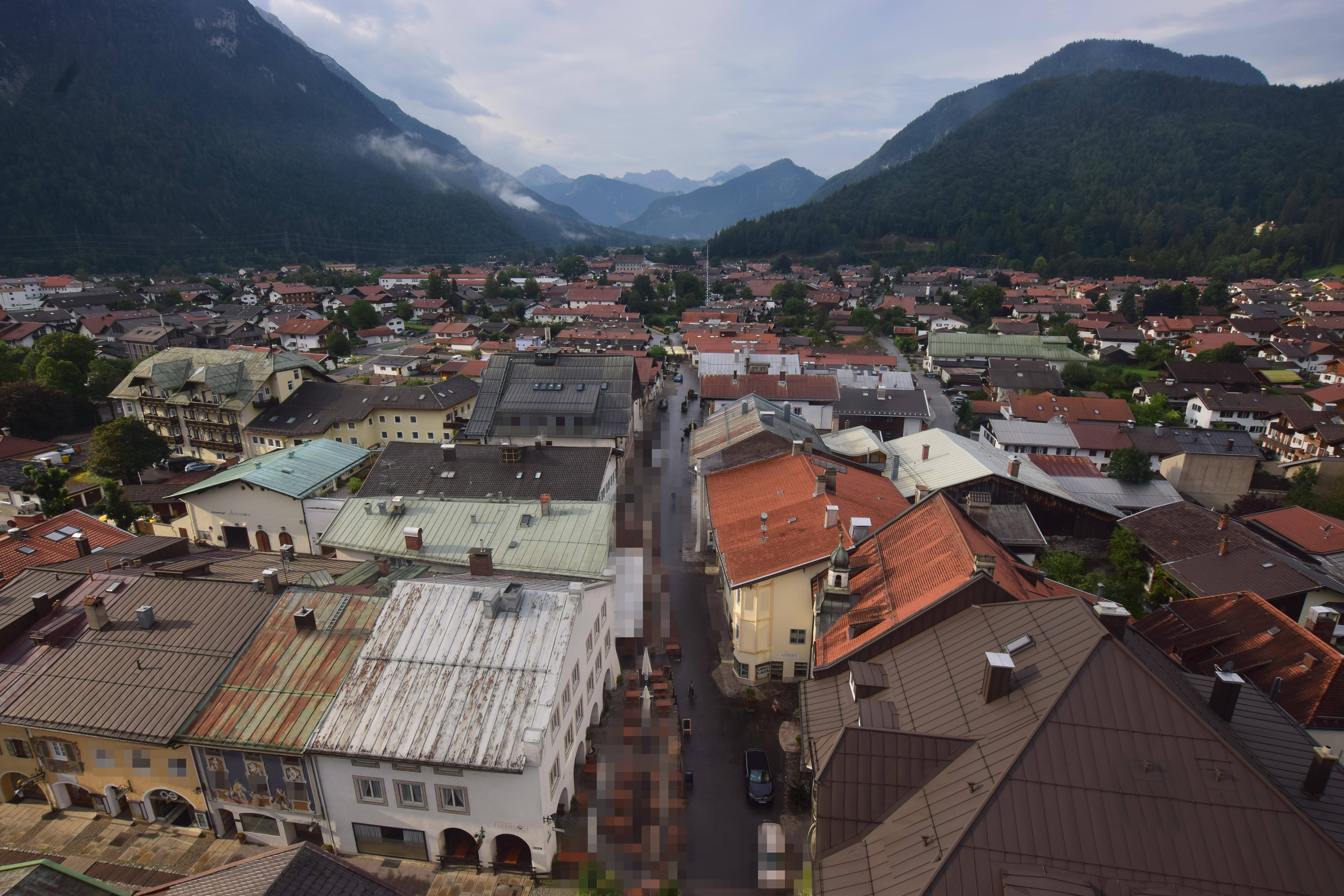 Archiv Foto Webcam Karwendel Mittenwald - Kirche