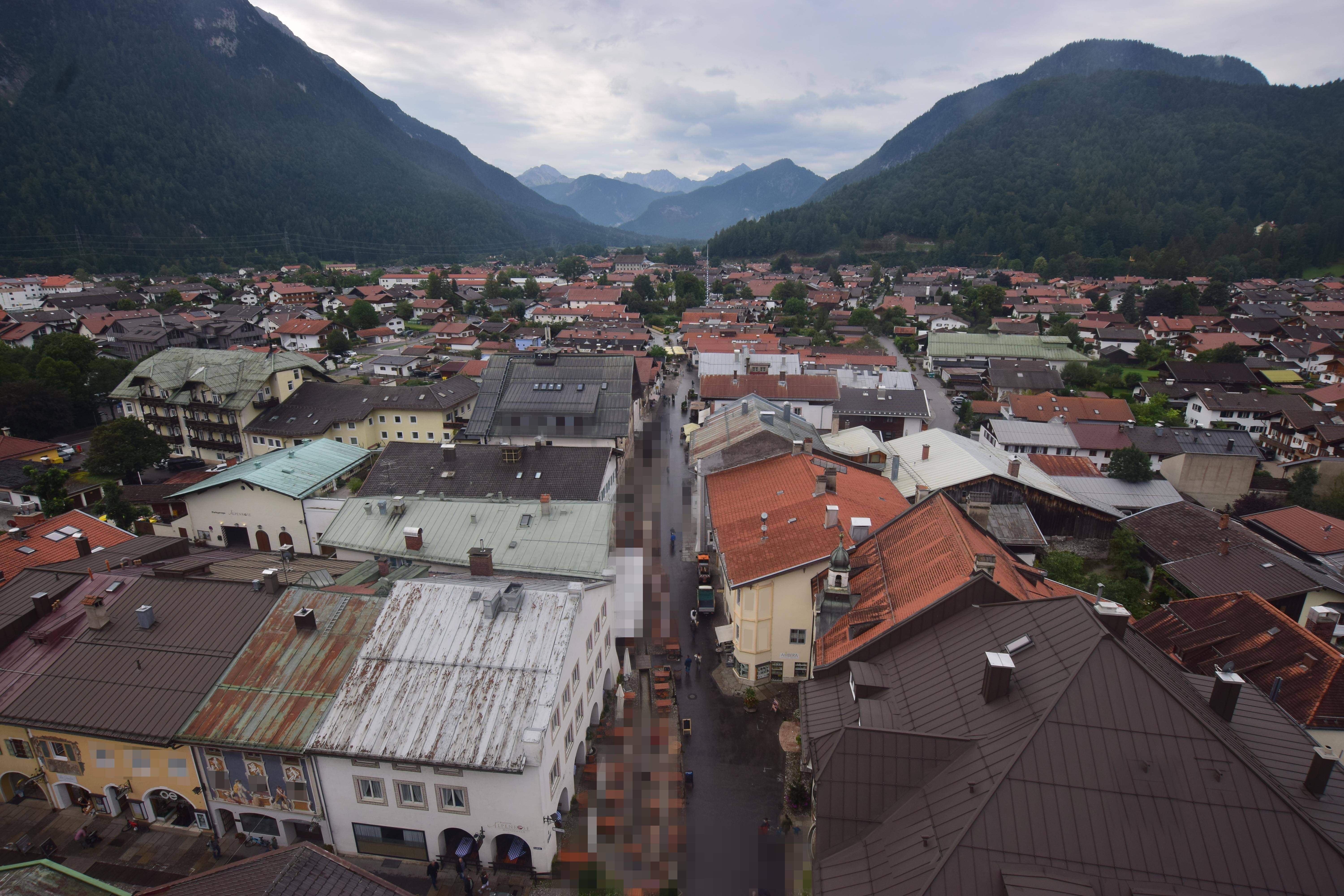 Archiv Foto Webcam Karwendel Mittenwald - Kirche