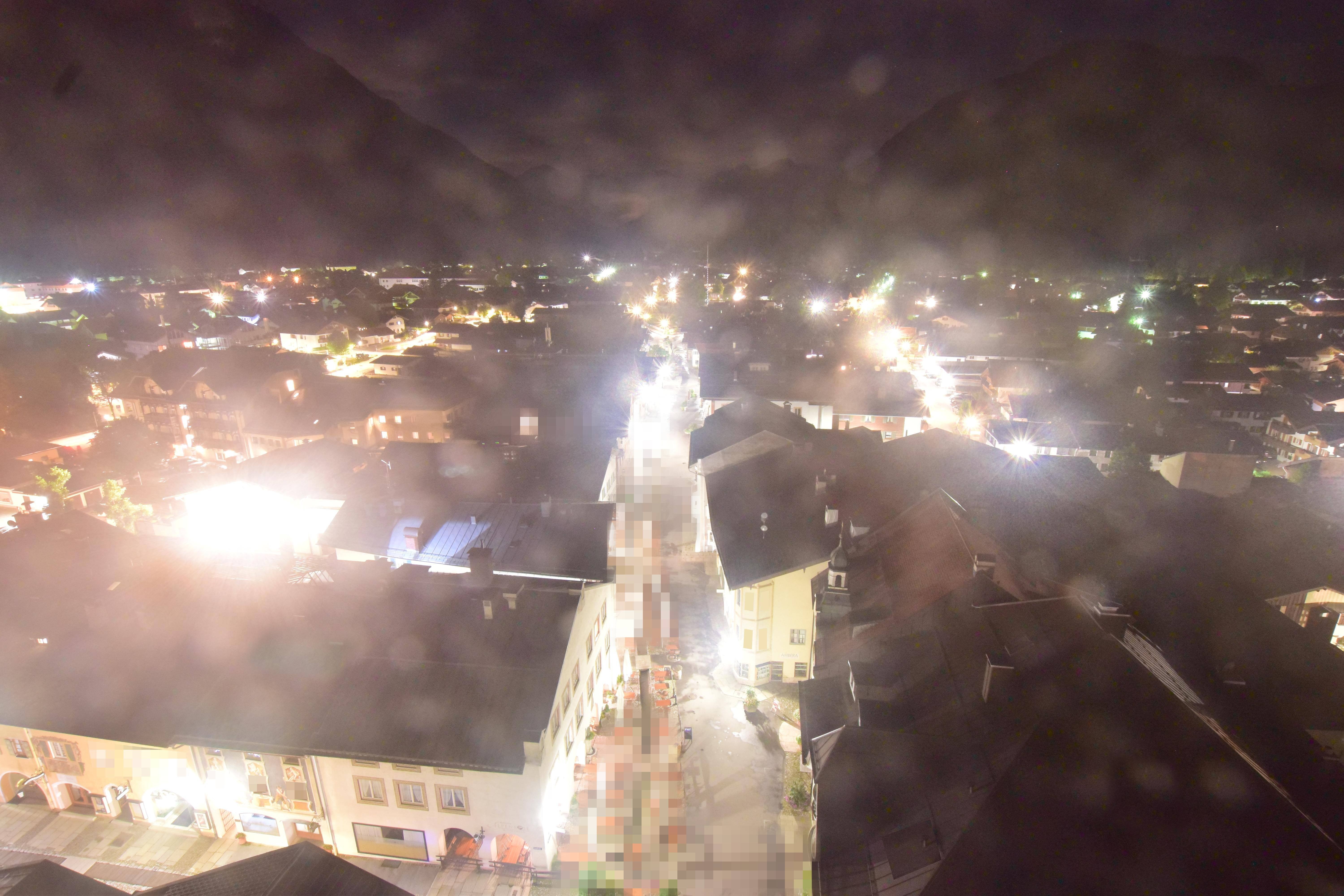 Archiv Foto Webcam Karwendel Mittenwald - Kirche