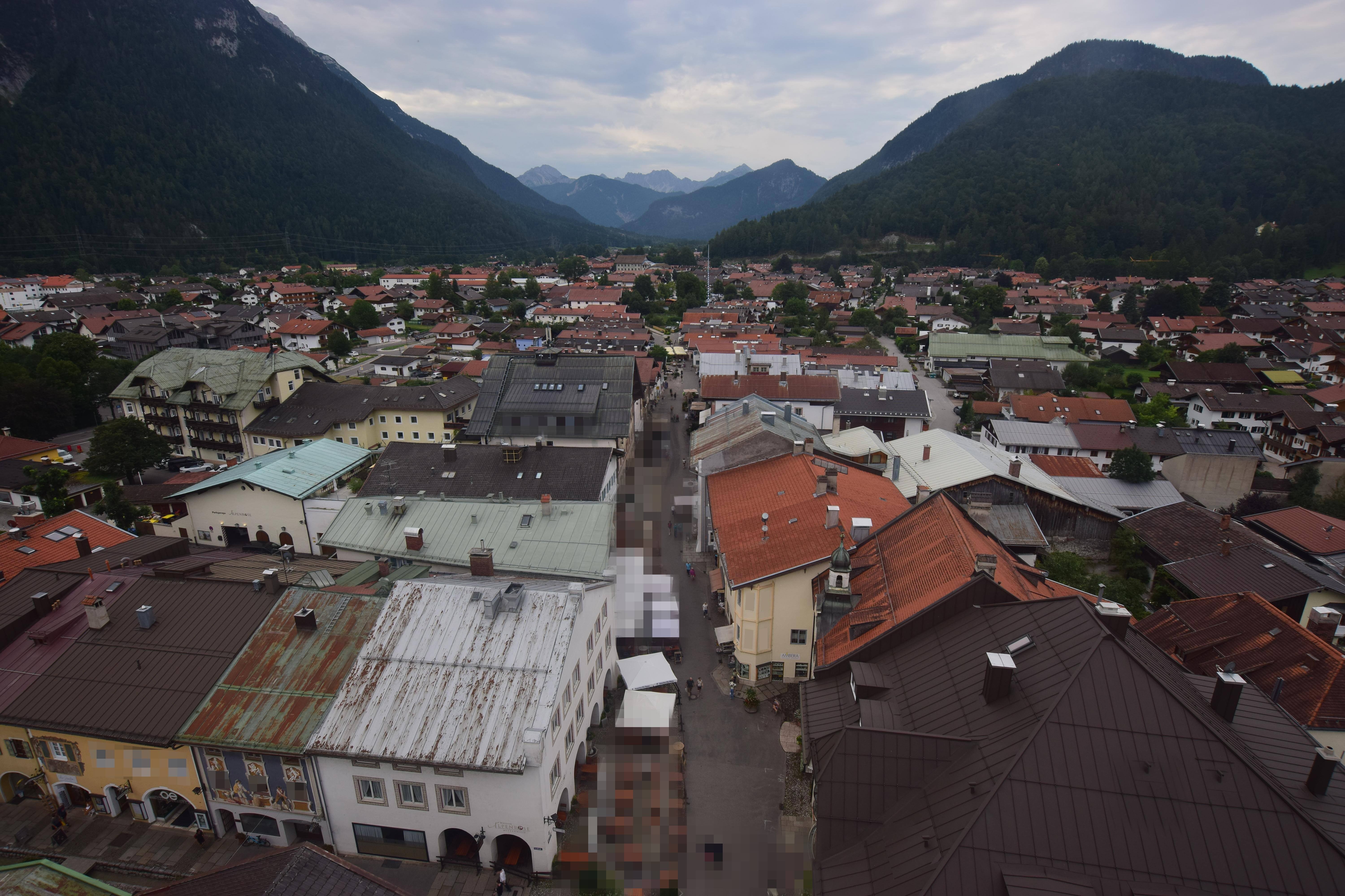 Archiv Foto Webcam Karwendel Mittenwald - Kirche