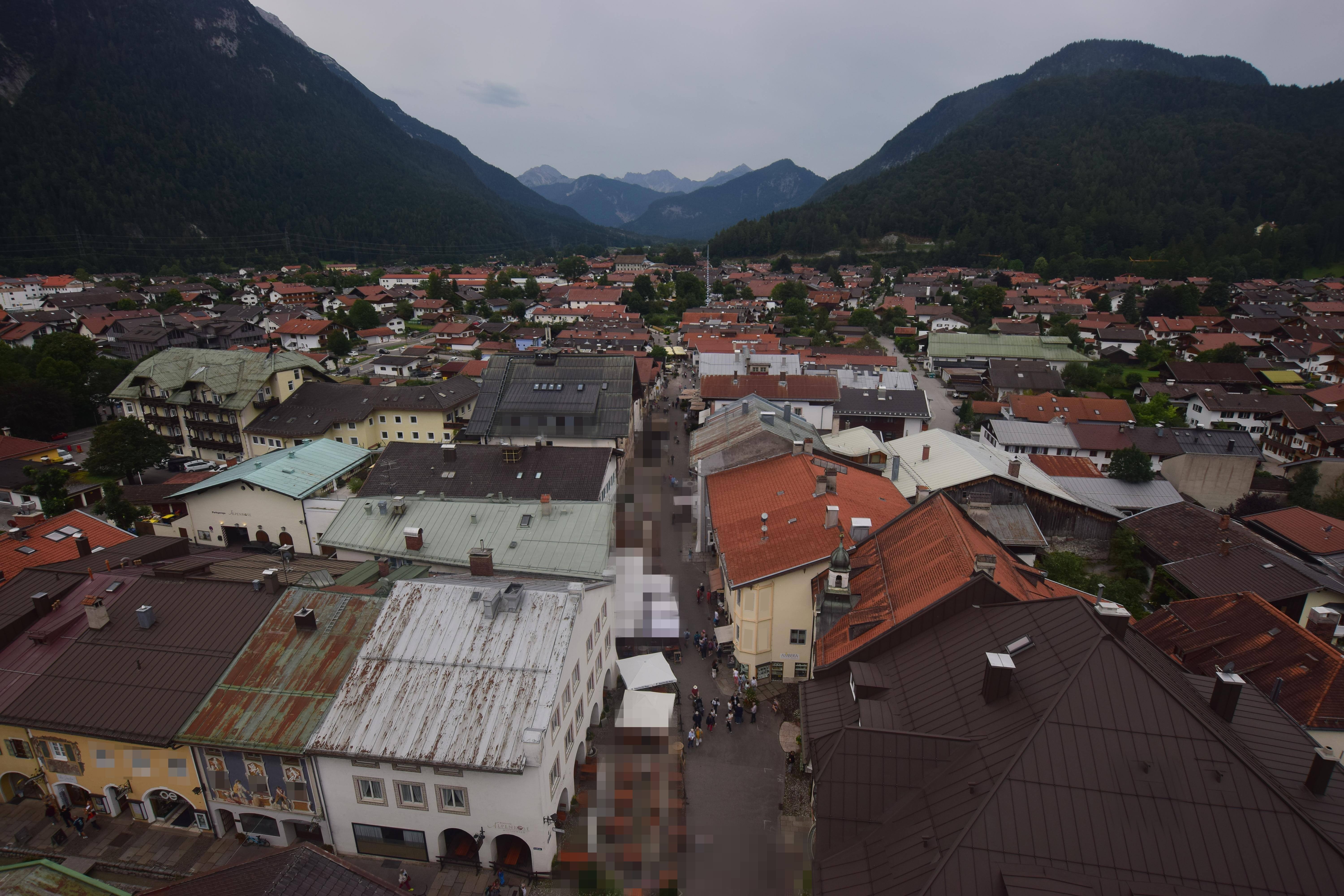 Archiv Foto Webcam Karwendel Mittenwald - Kirche