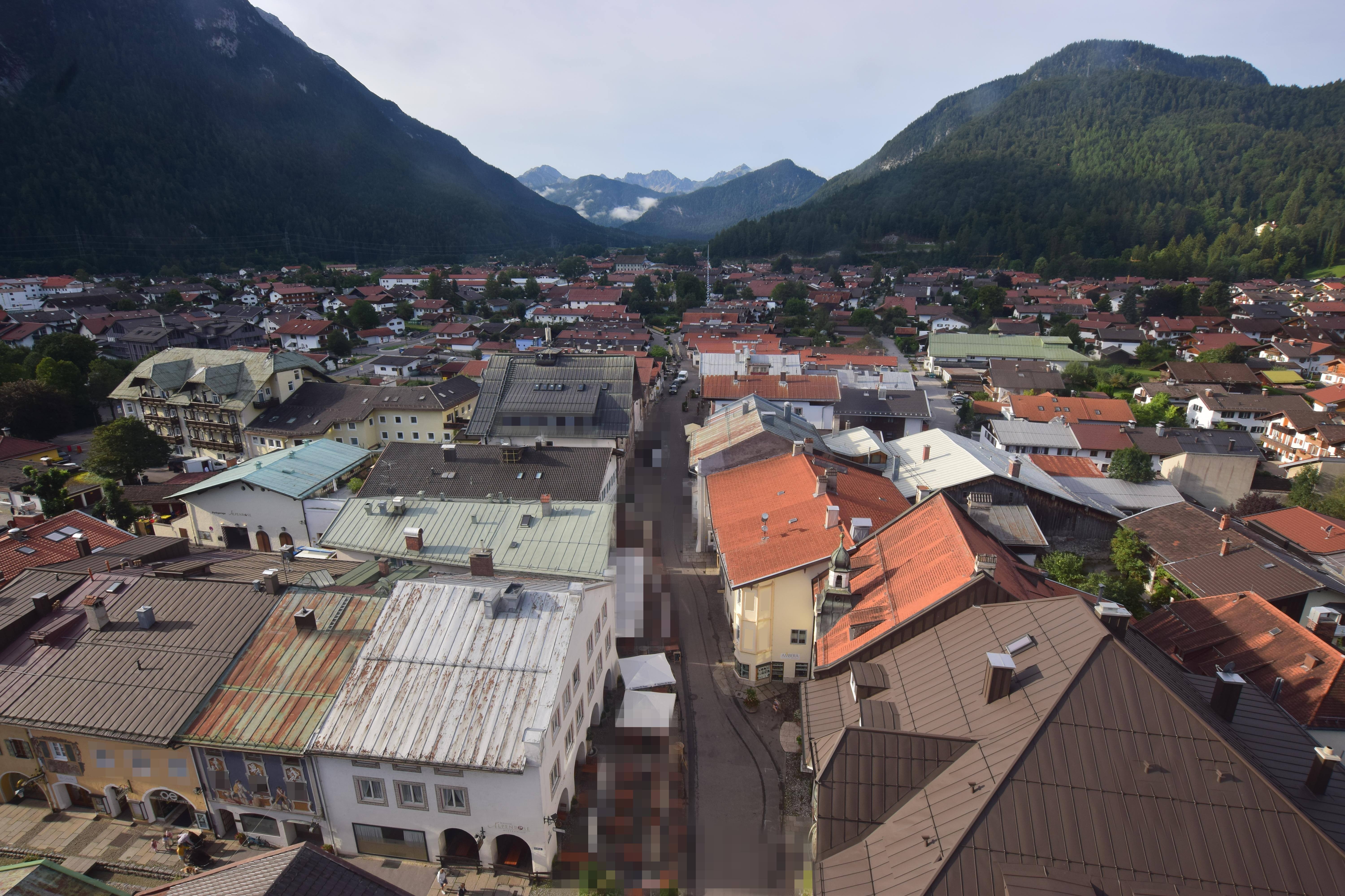 Archiv Foto Webcam Karwendel Mittenwald - Kirche