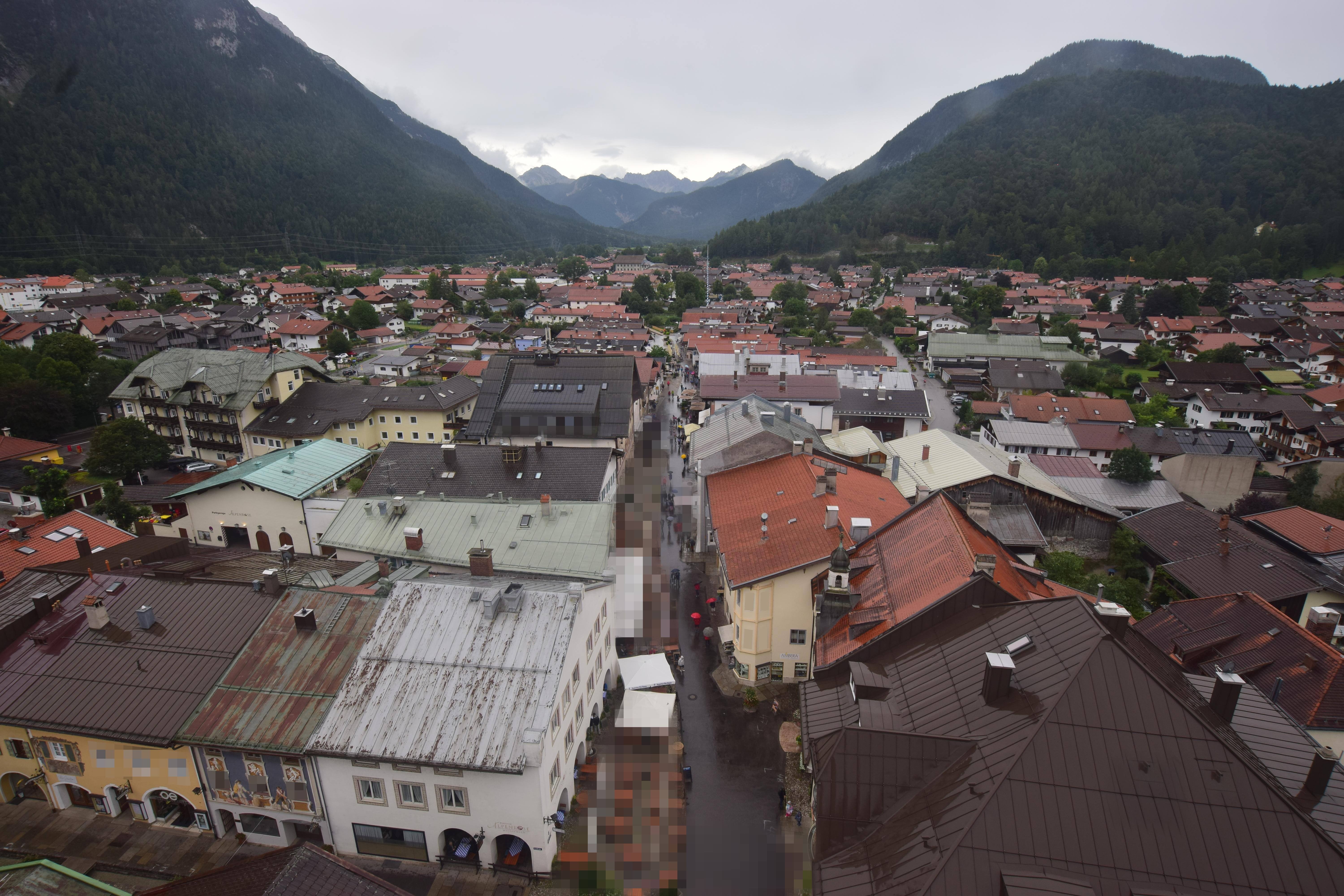 Archiv Foto Webcam Karwendel Mittenwald - Kirche