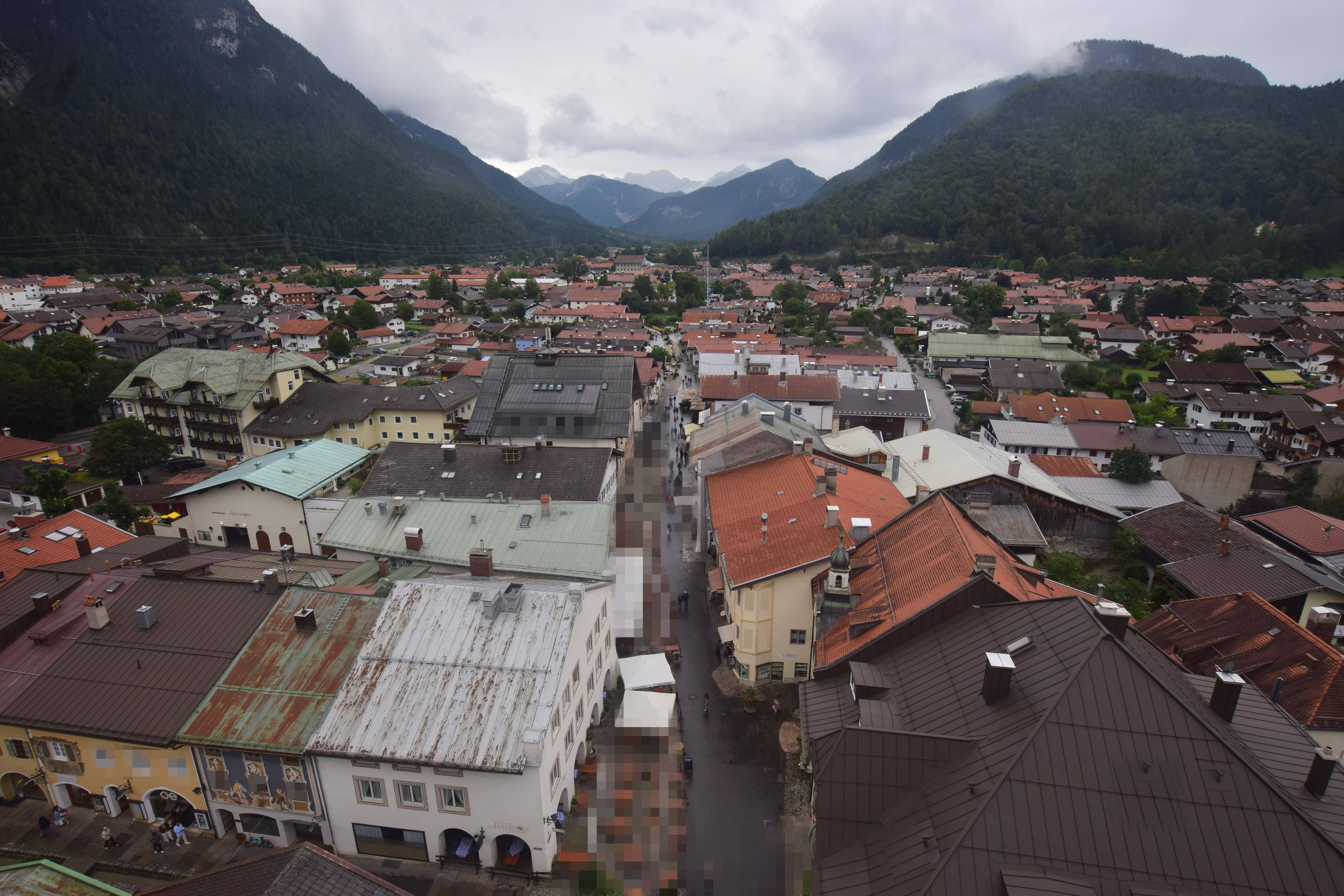 Archiv Foto Webcam Karwendel Mittenwald - Kirche