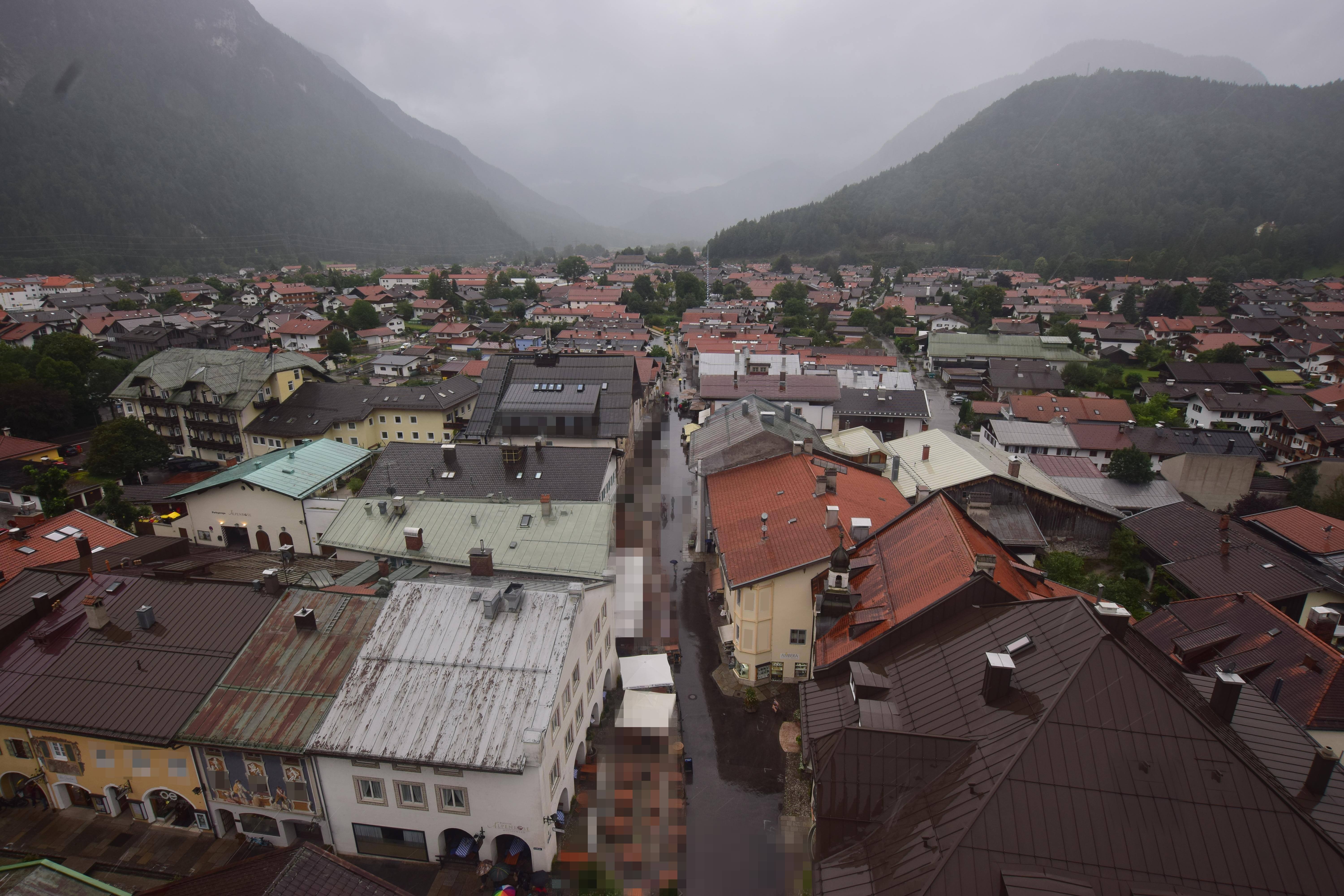 Archiv Foto Webcam Karwendel Mittenwald - Kirche