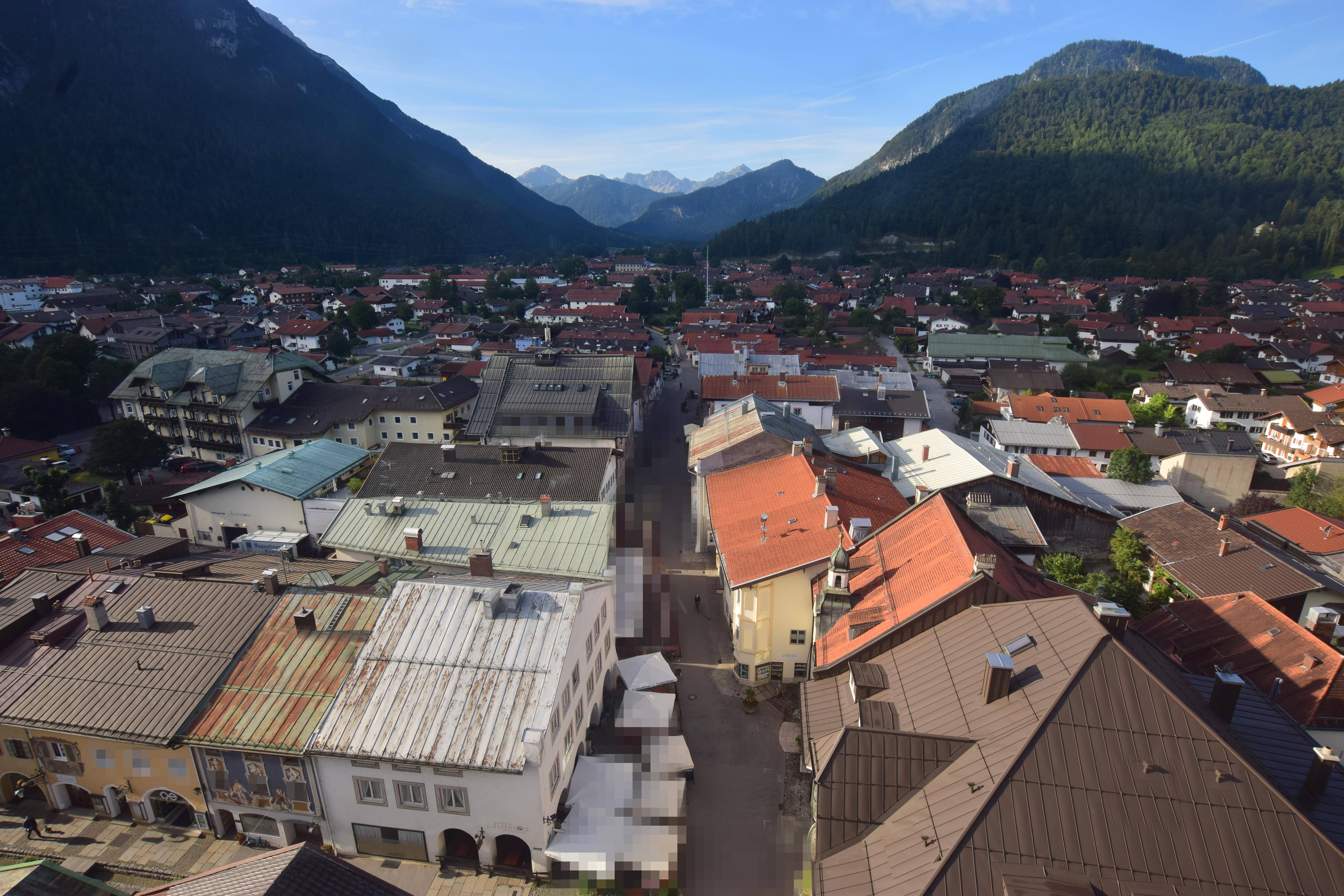 Archiv Foto Webcam Karwendel Mittenwald - Kirche