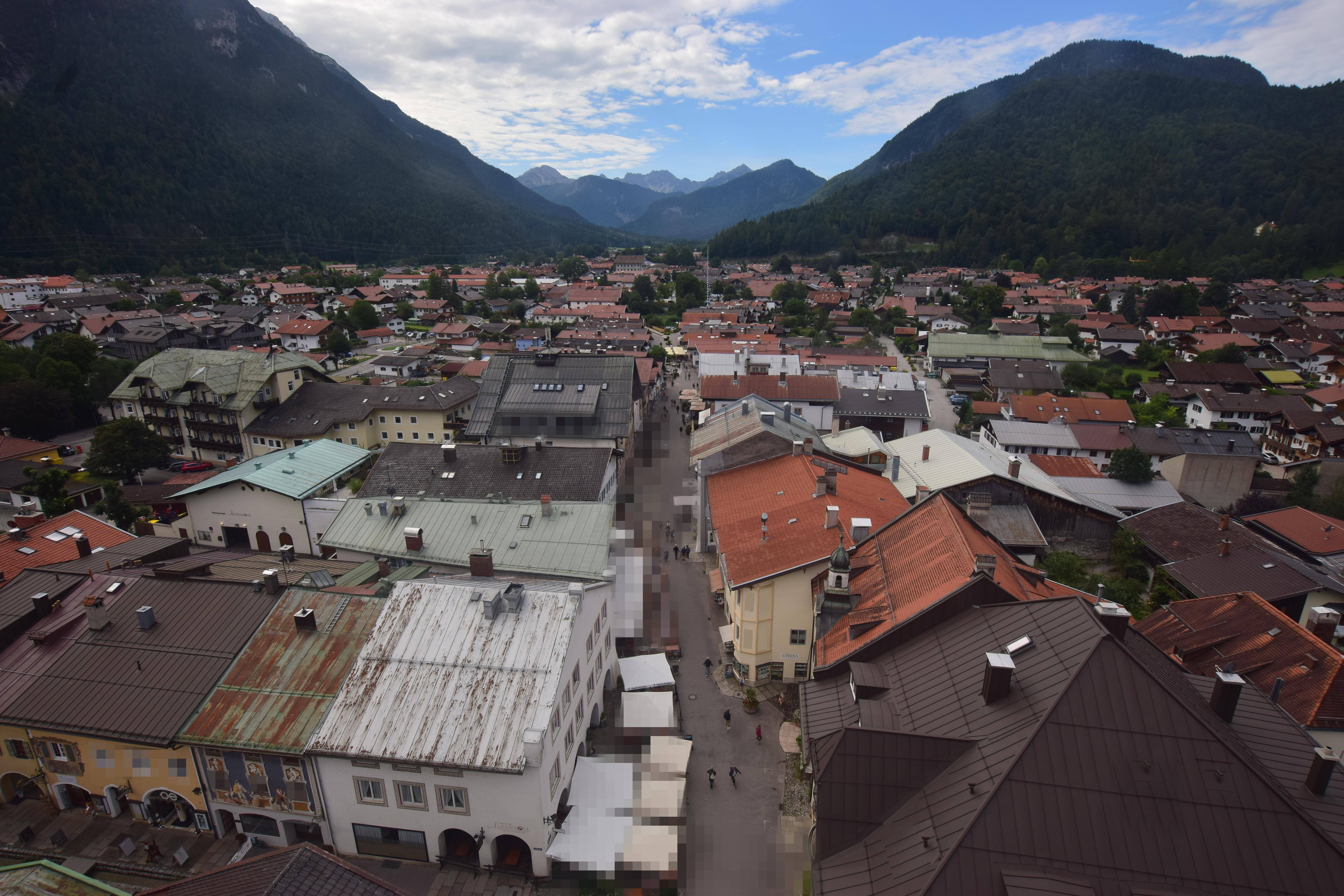 Archiv Foto Webcam Karwendel Mittenwald - Kirche