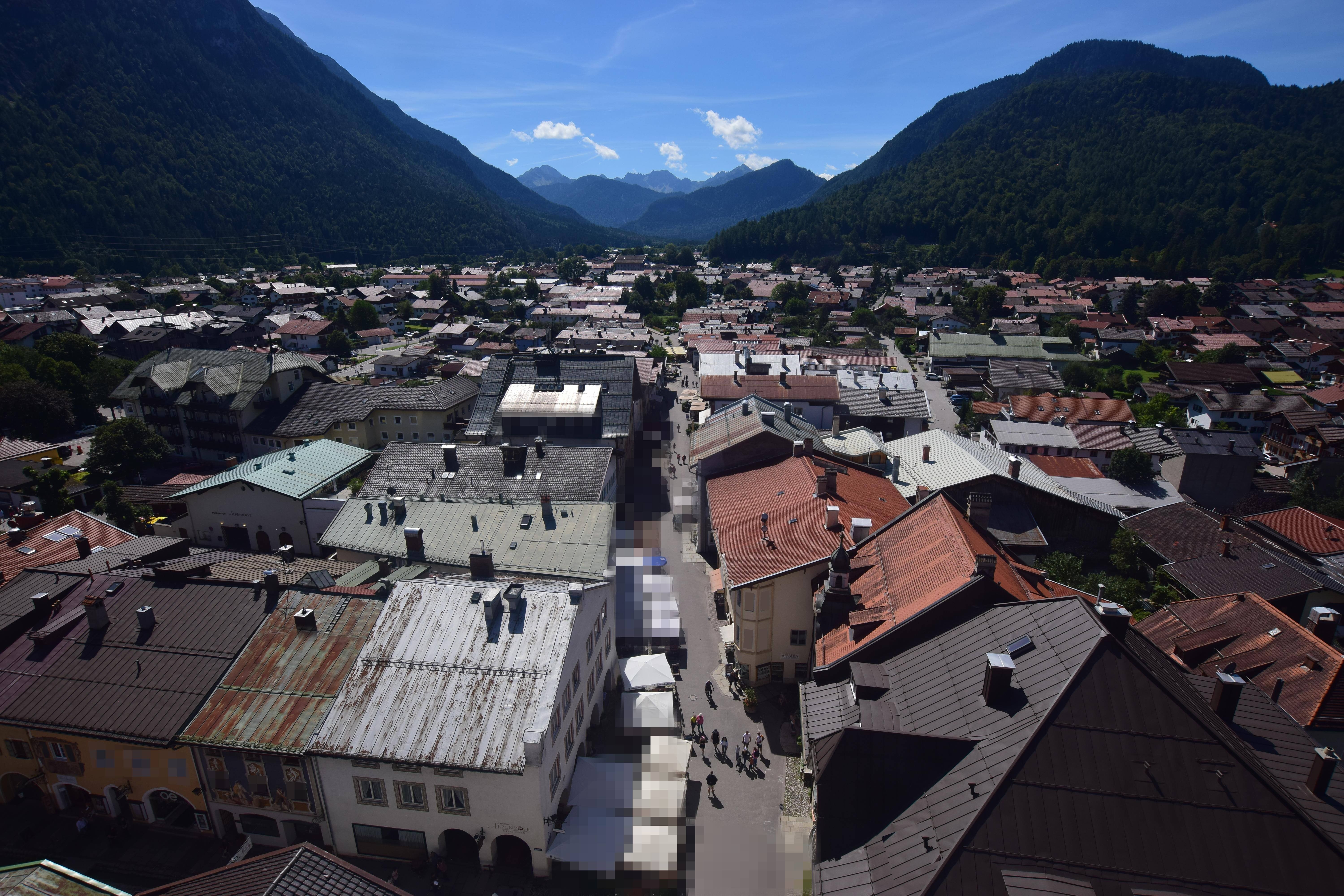 Archiv Foto Webcam Karwendel Mittenwald - Kirche
