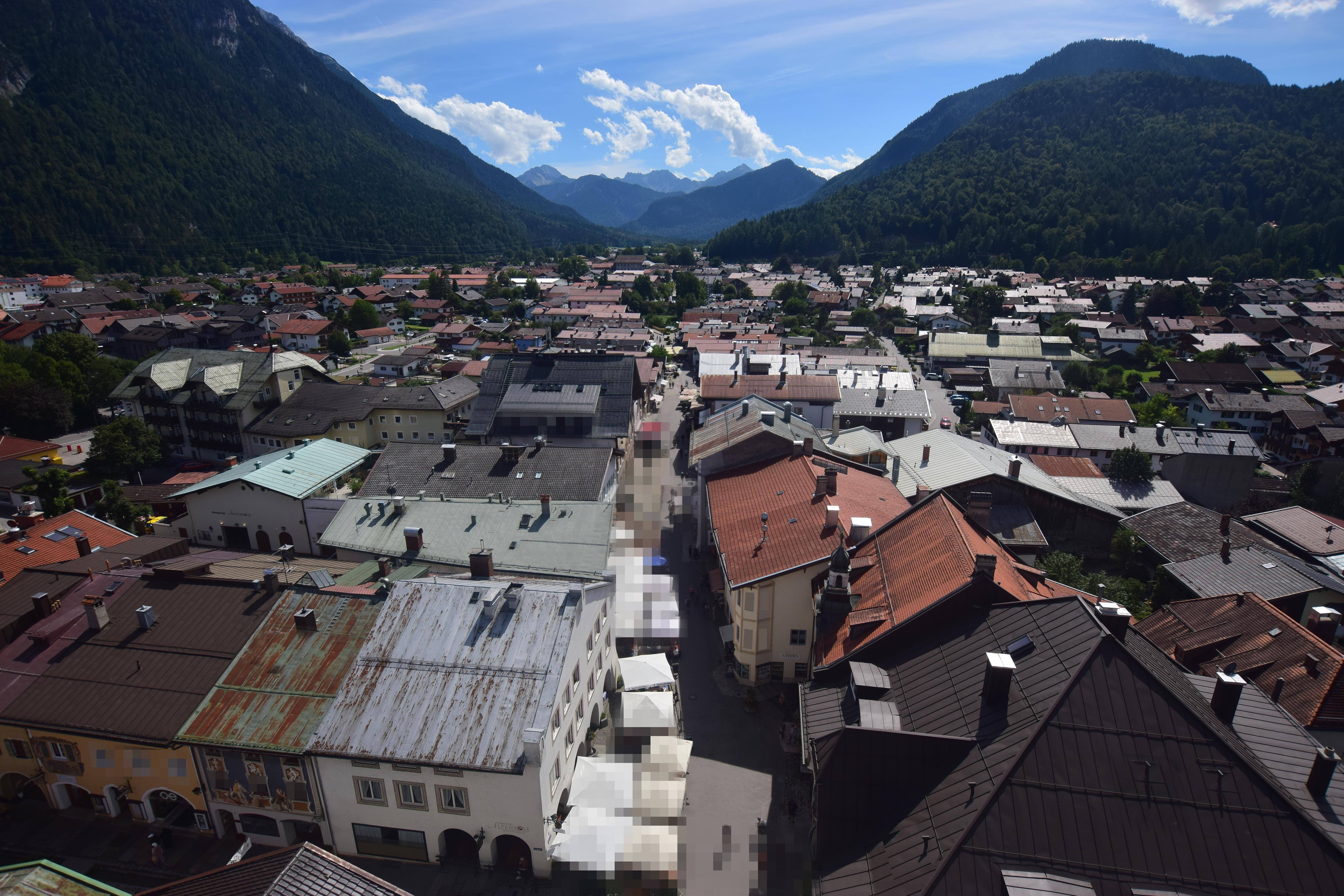 Archiv Foto Webcam Karwendel Mittenwald - Kirche