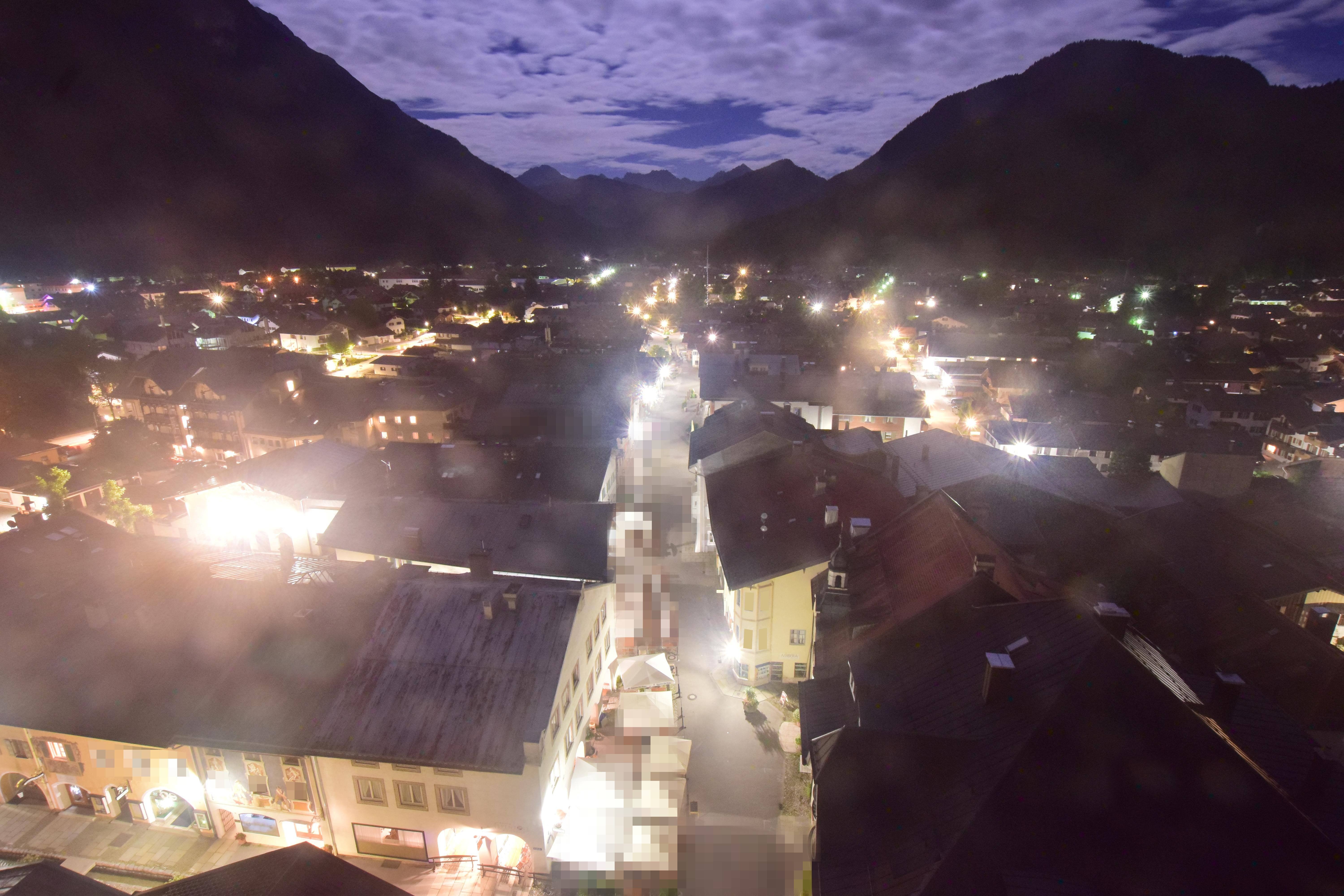Archived image Webcam Karwendel Mittenwald - Church