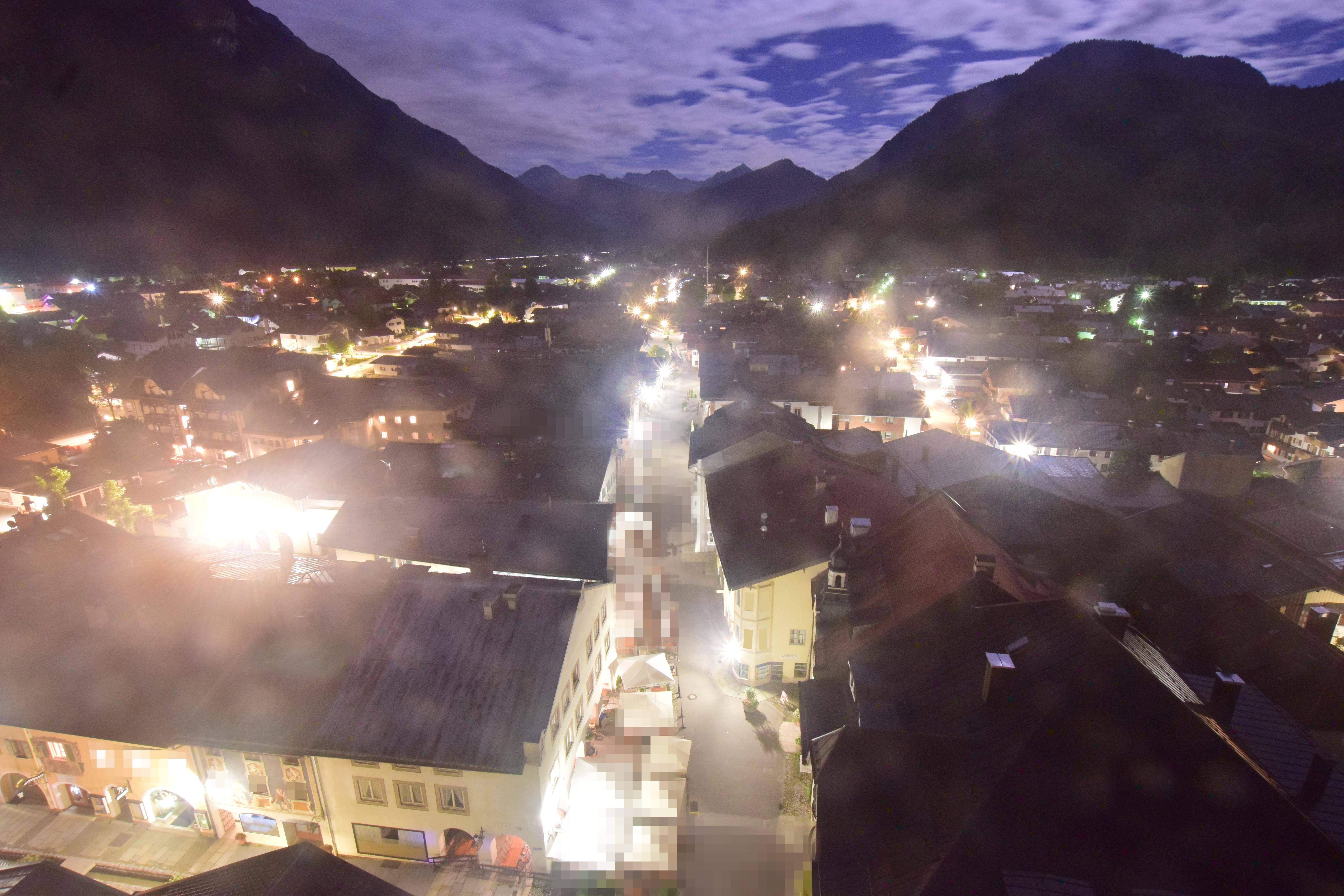 Archived image Webcam Karwendel Mittenwald - Church