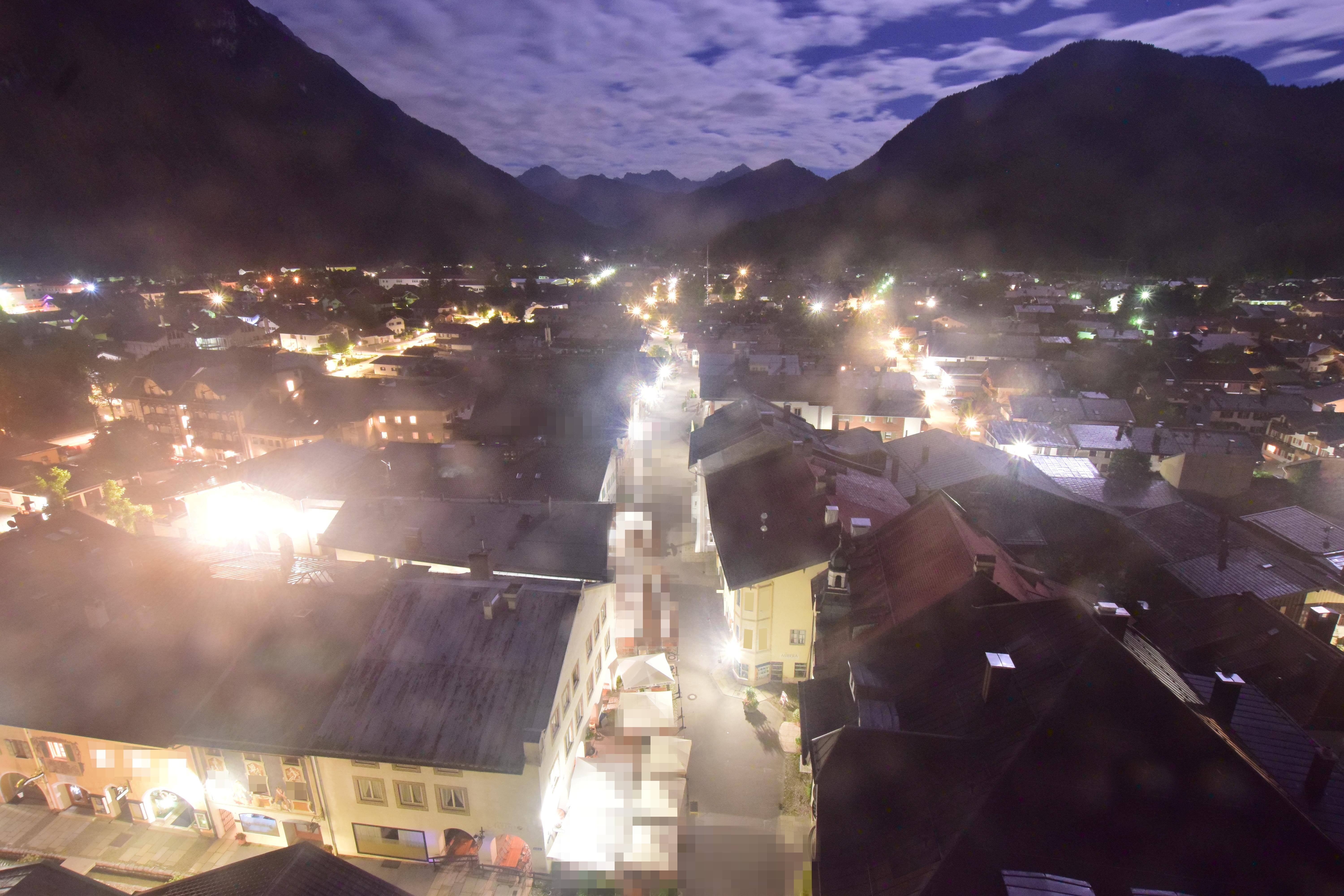 Archived image Webcam Karwendel Mittenwald - Church