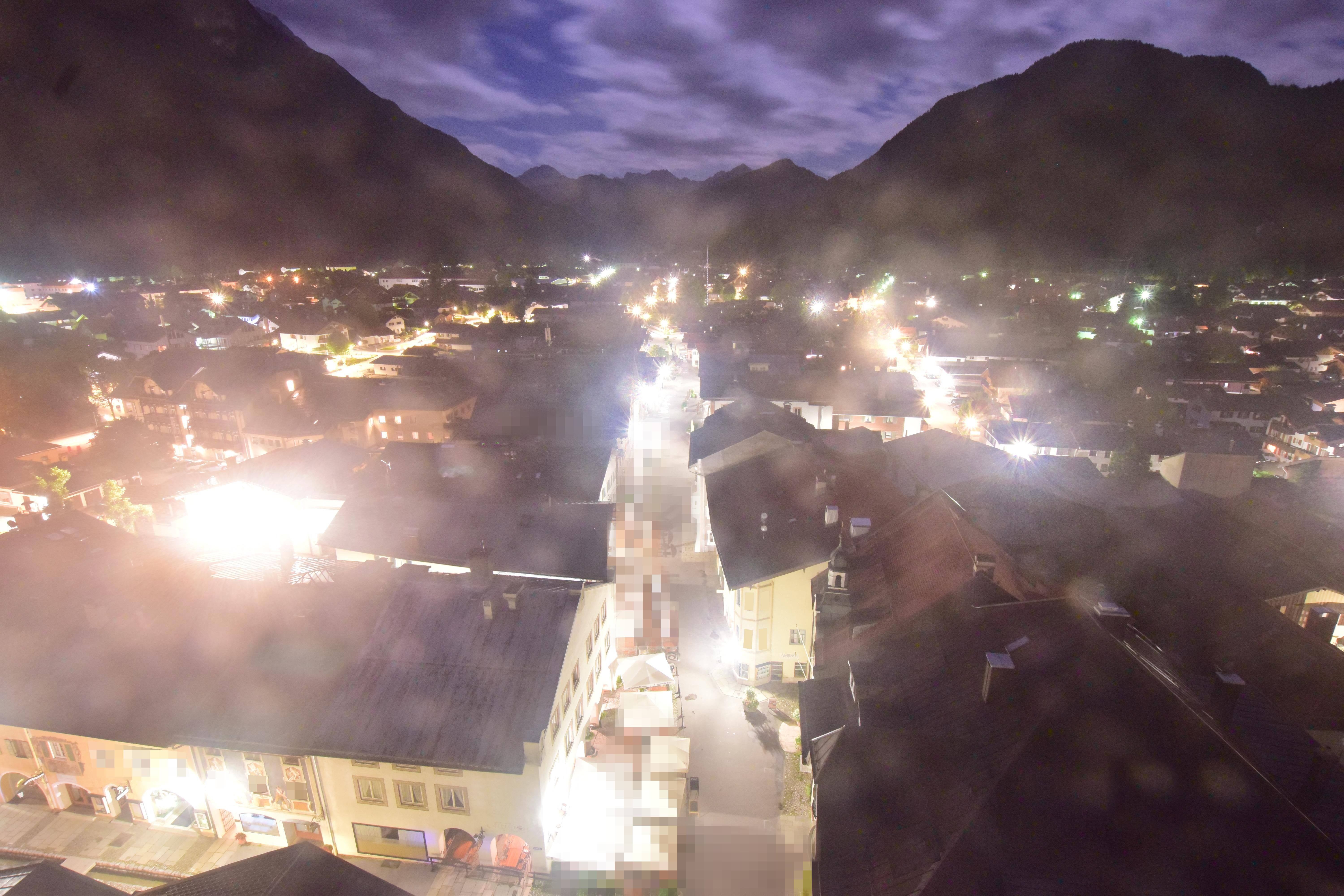 Archiv Foto Webcam Karwendel Mittenwald - Kirche