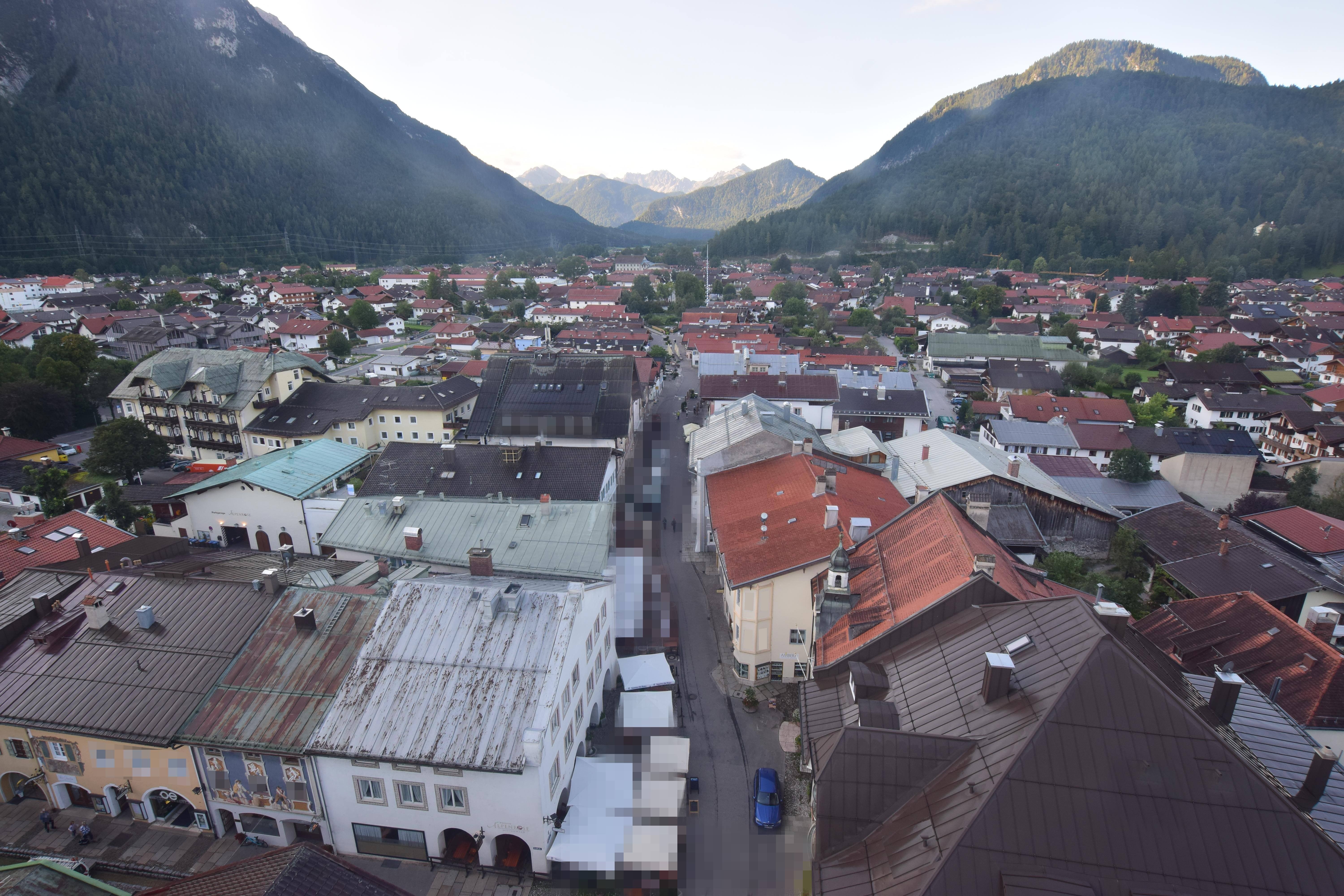 Archiv Foto Webcam Karwendel Mittenwald - Kirche