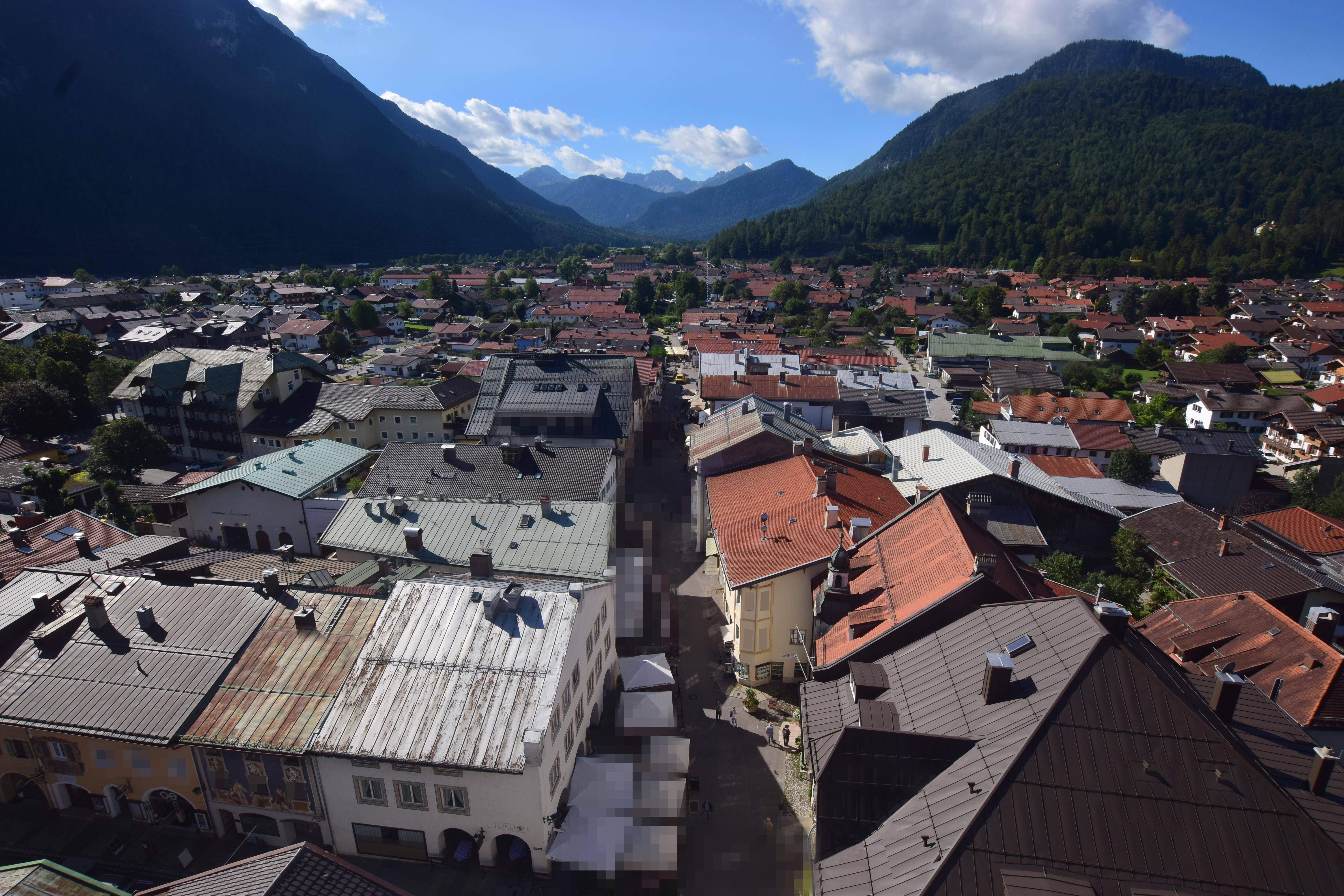 Archiv Foto Webcam Karwendel Mittenwald - Kirche