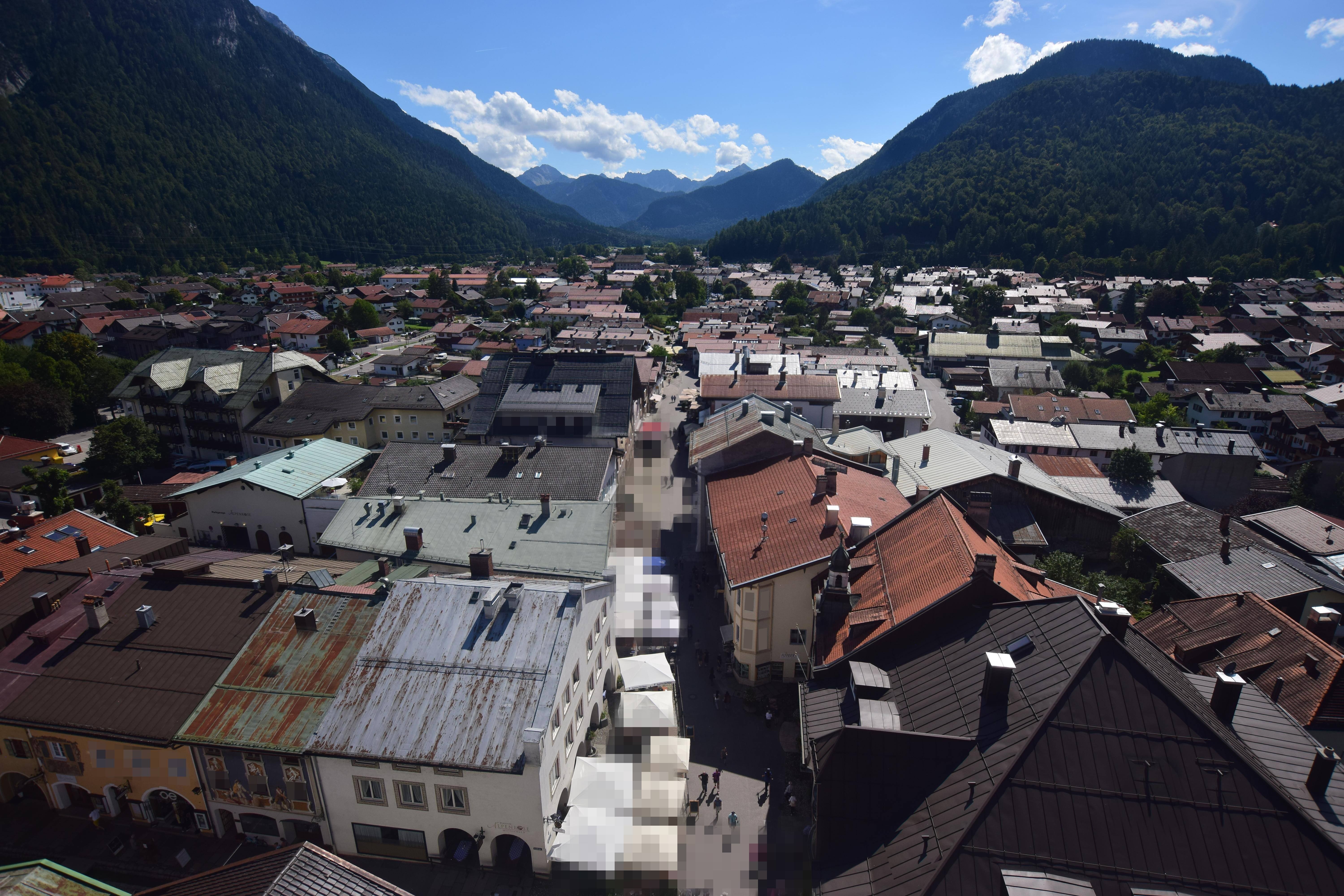 Archiv Foto Webcam Karwendel Mittenwald - Kirche