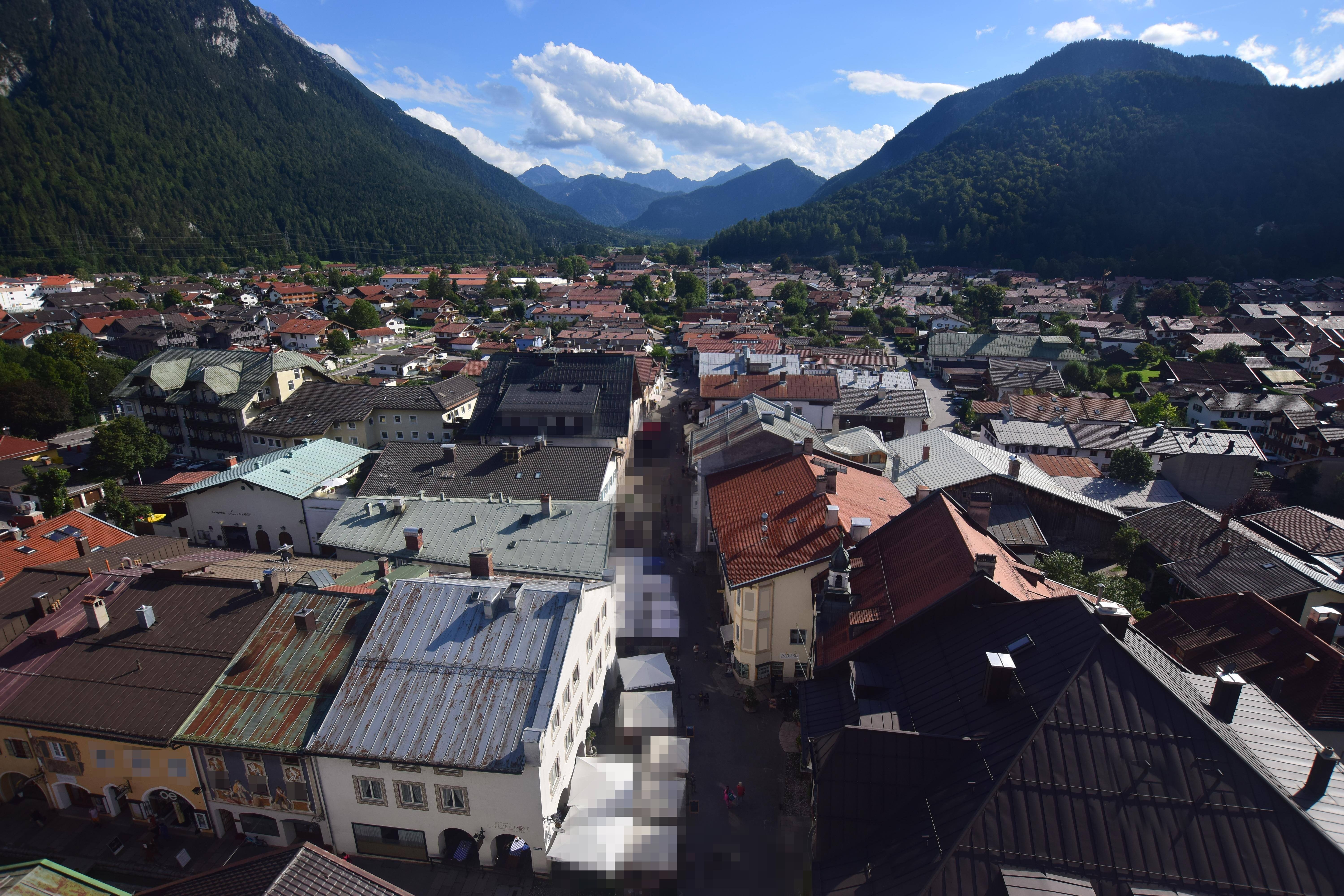 Archiv Foto Webcam Karwendel Mittenwald - Kirche