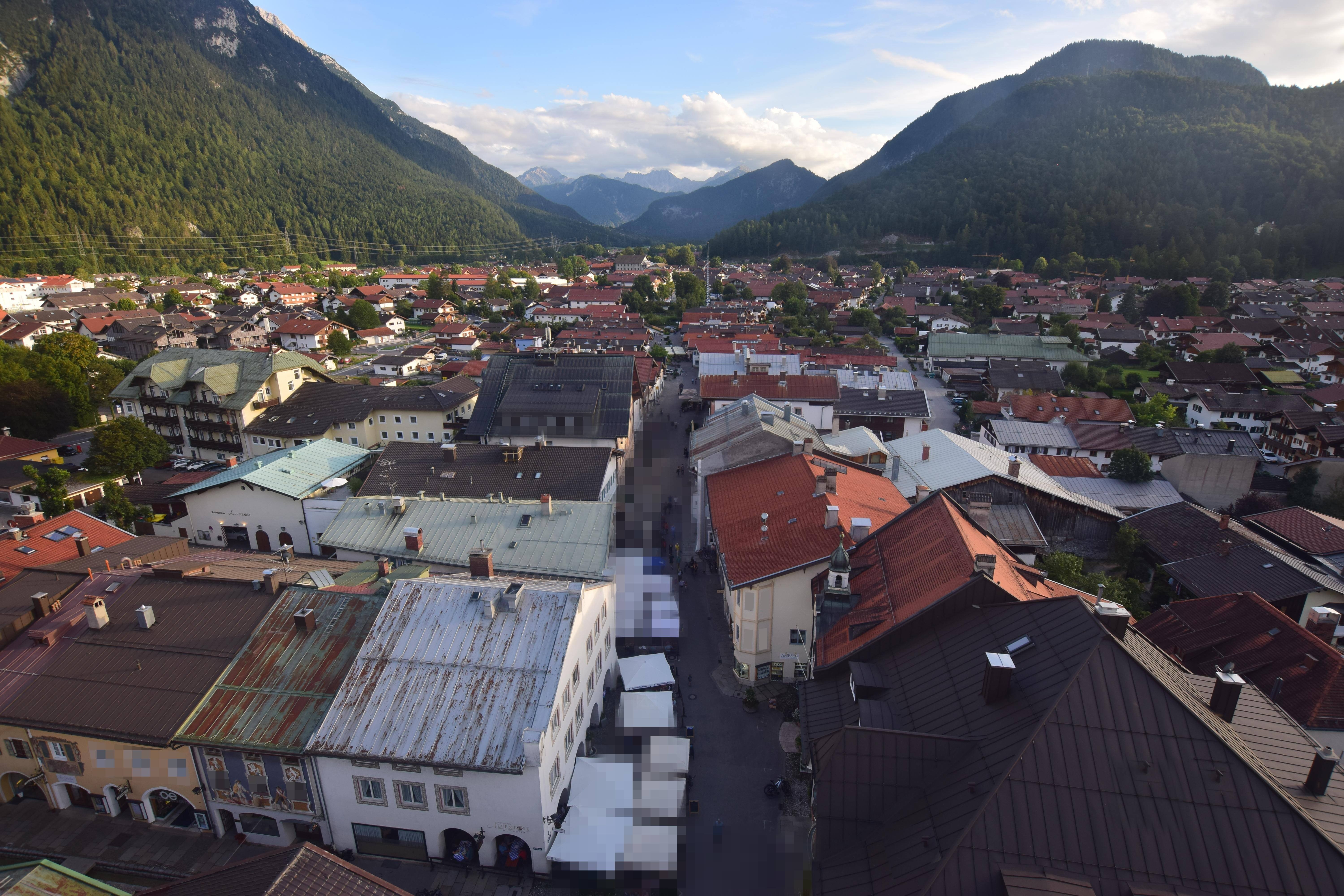 Archiv Foto Webcam Karwendel Mittenwald - Kirche