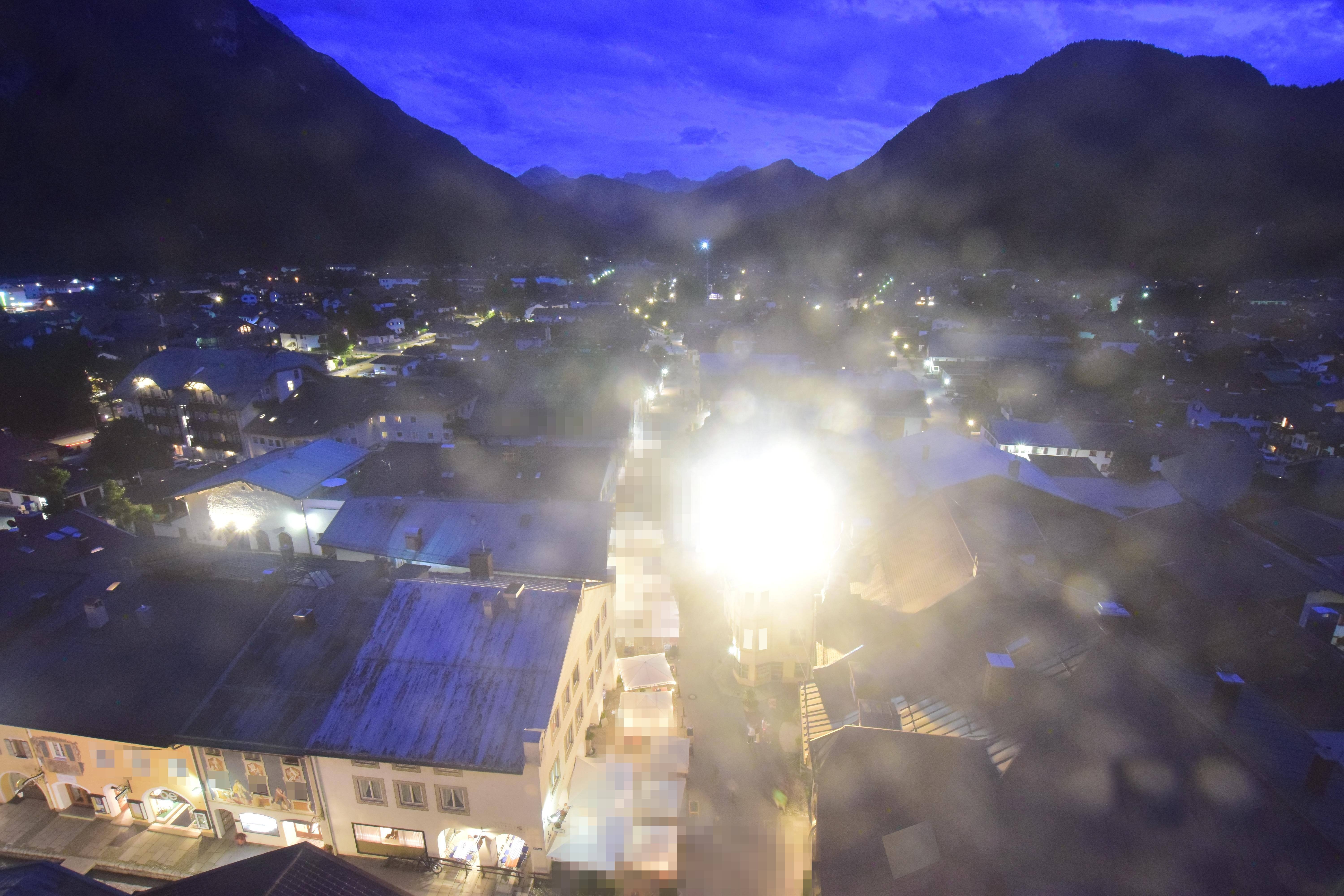 Archiv Foto Webcam Karwendel Mittenwald - Kirche