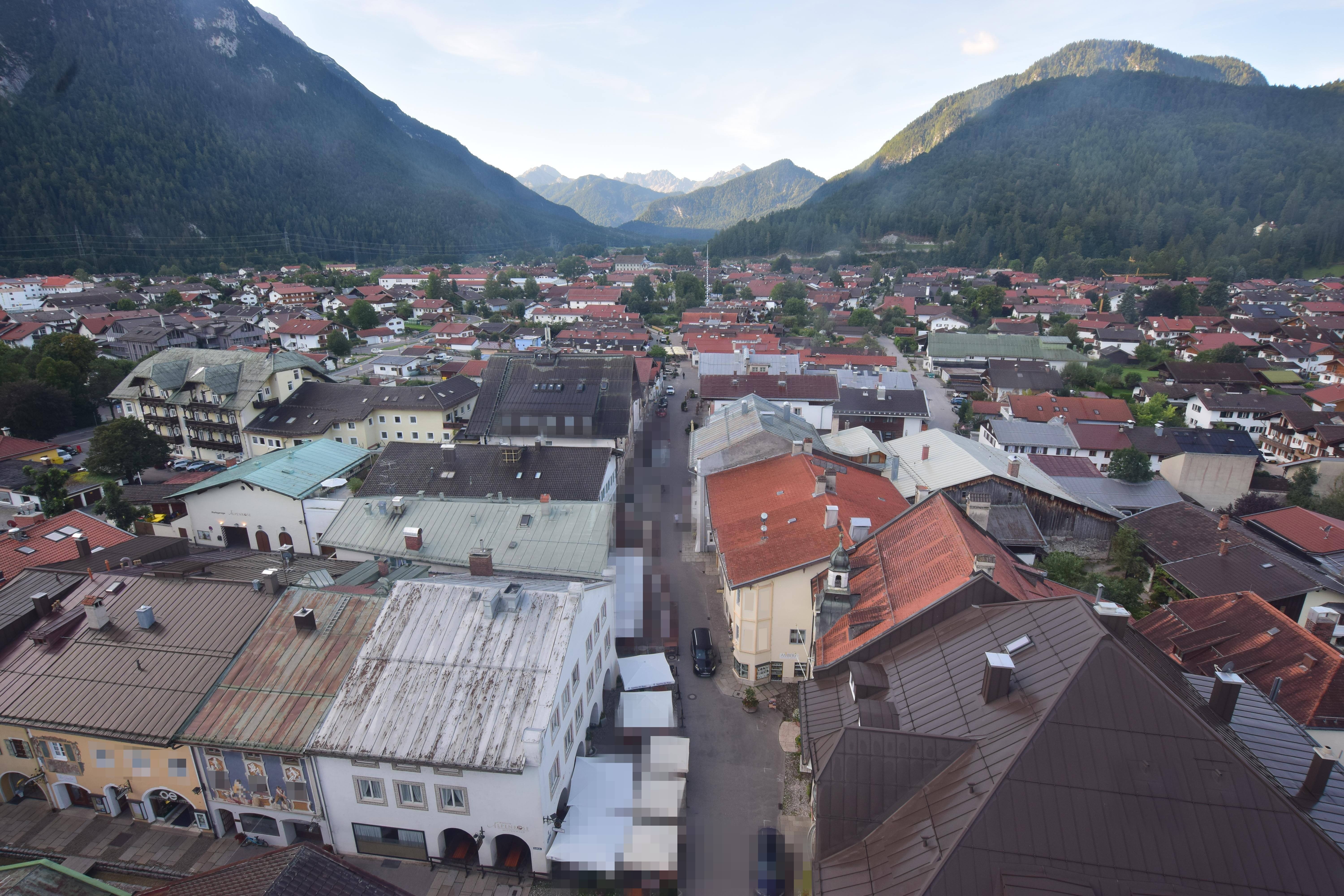 Archiv Foto Webcam Karwendel Mittenwald - Kirche