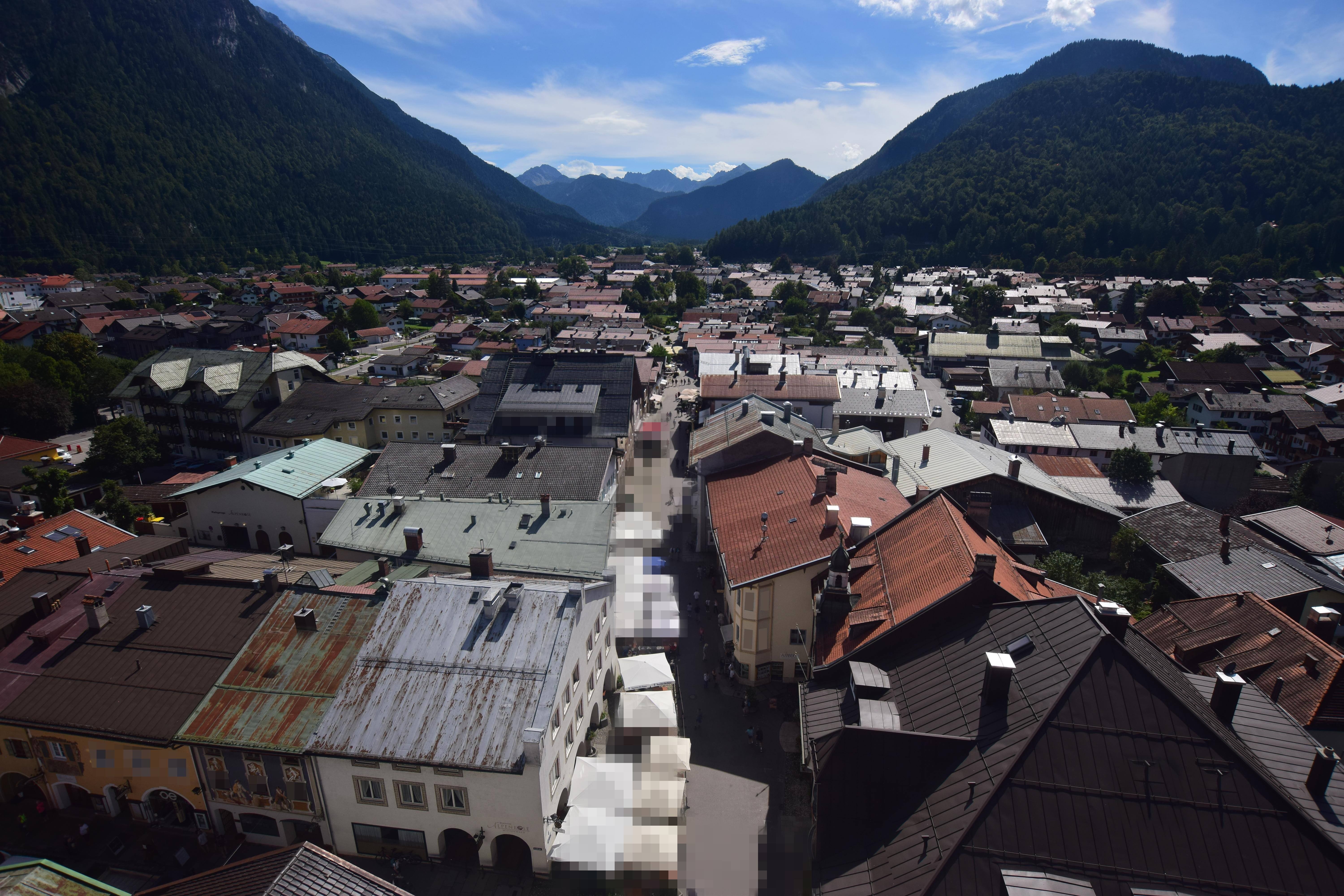Archiv Foto Webcam Karwendel Mittenwald - Kirche