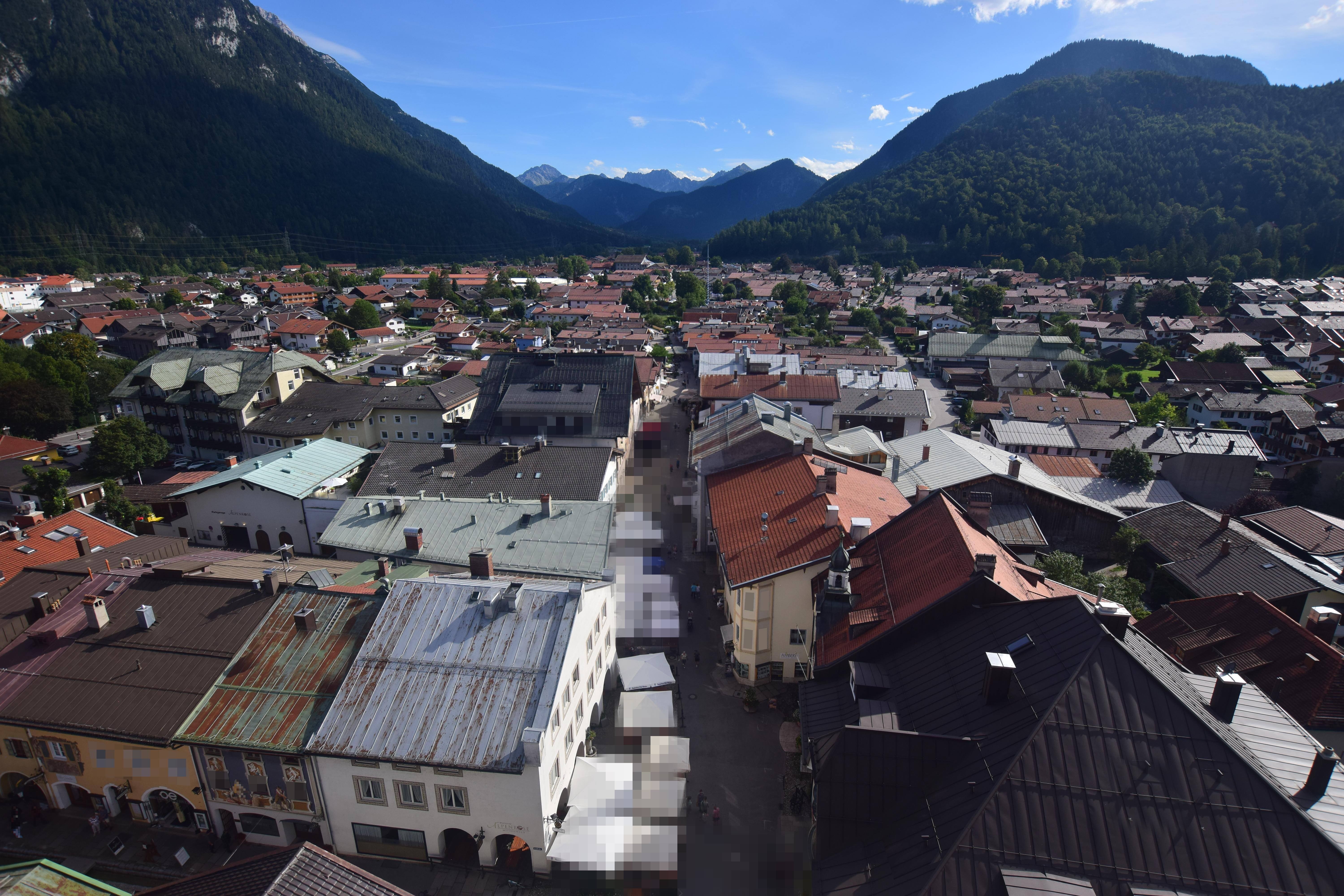 Archiv Foto Webcam Karwendel Mittenwald - Kirche