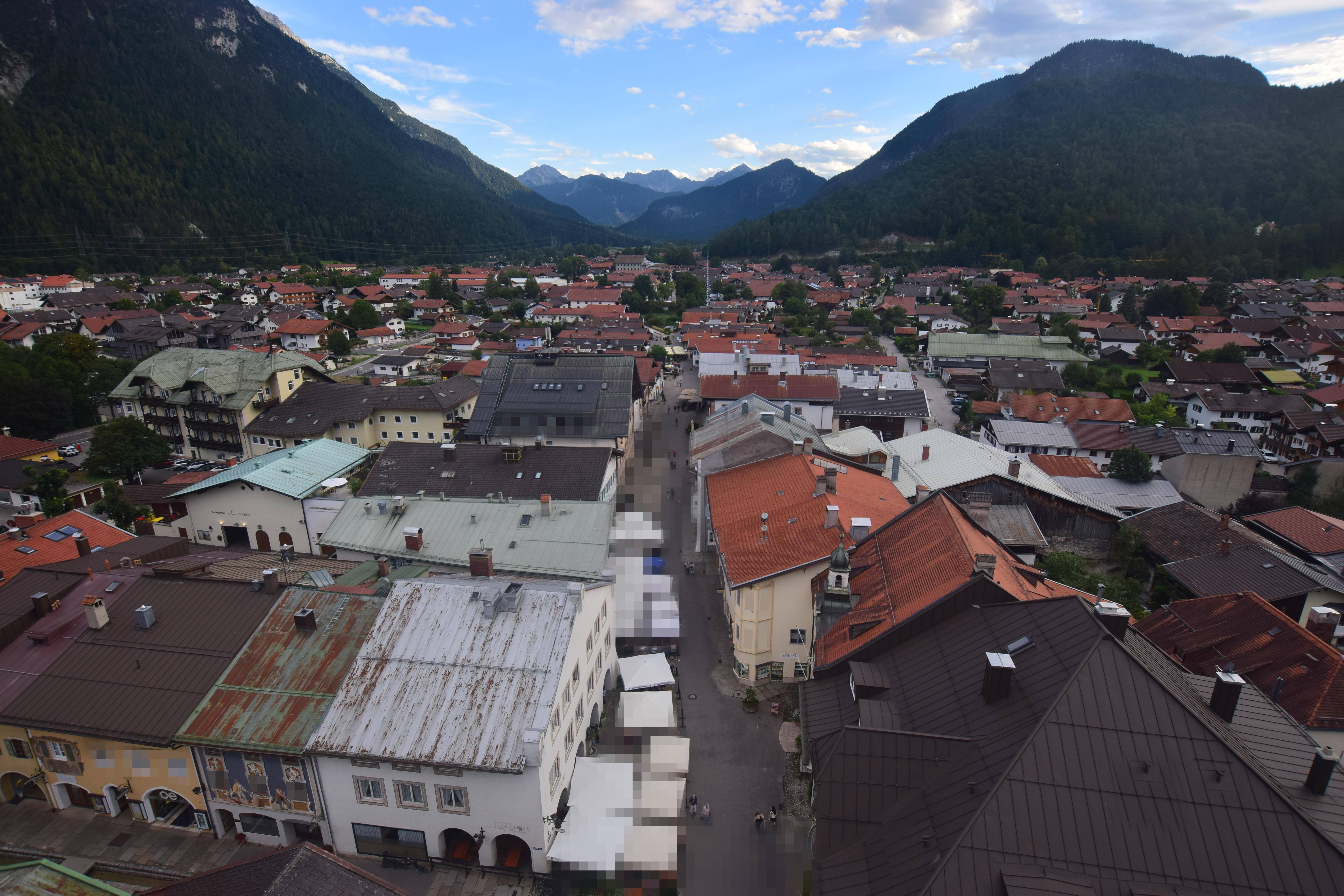Archiv Foto Webcam Karwendel Mittenwald - Kirche