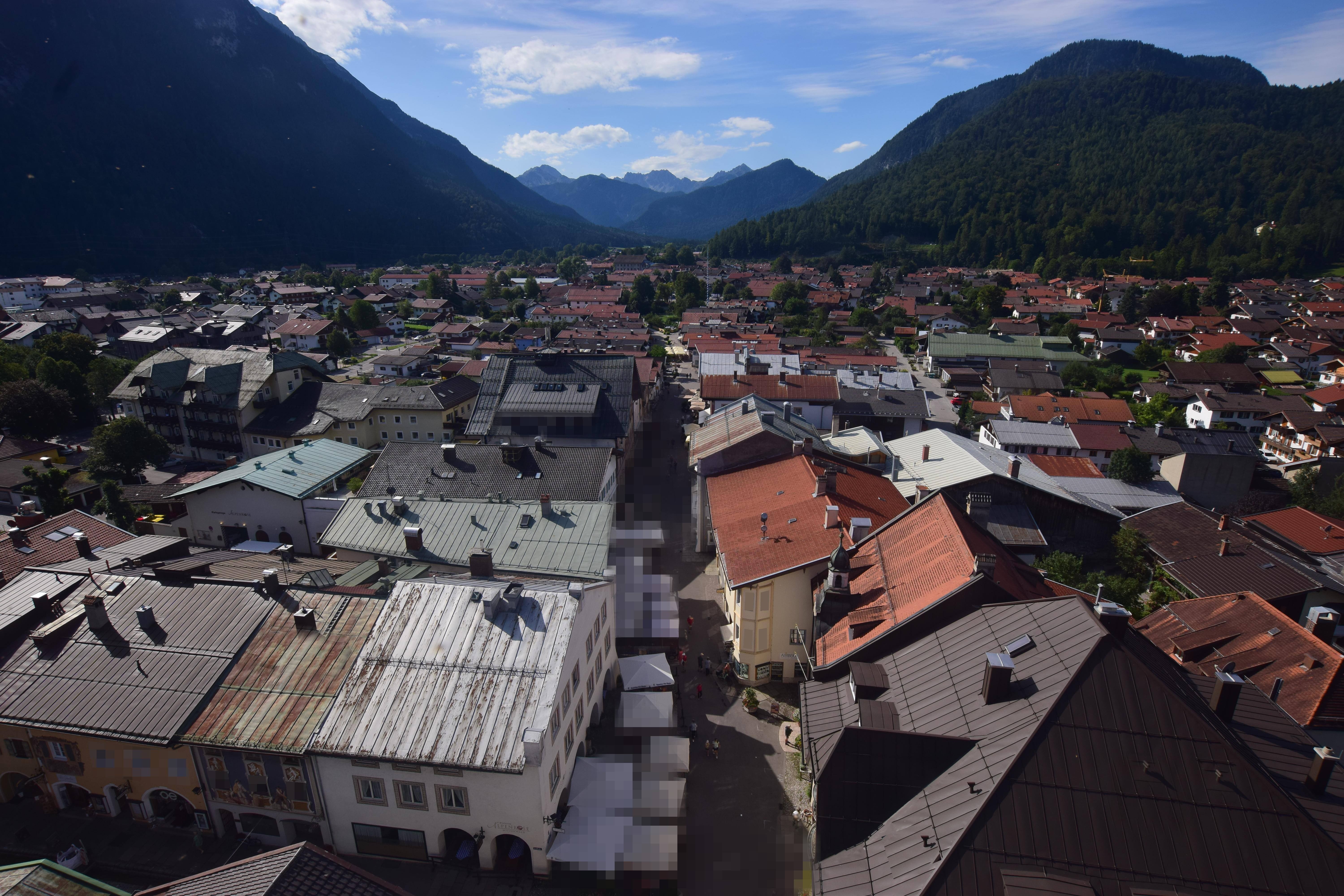 Archiv Foto Webcam Karwendel Mittenwald - Kirche
