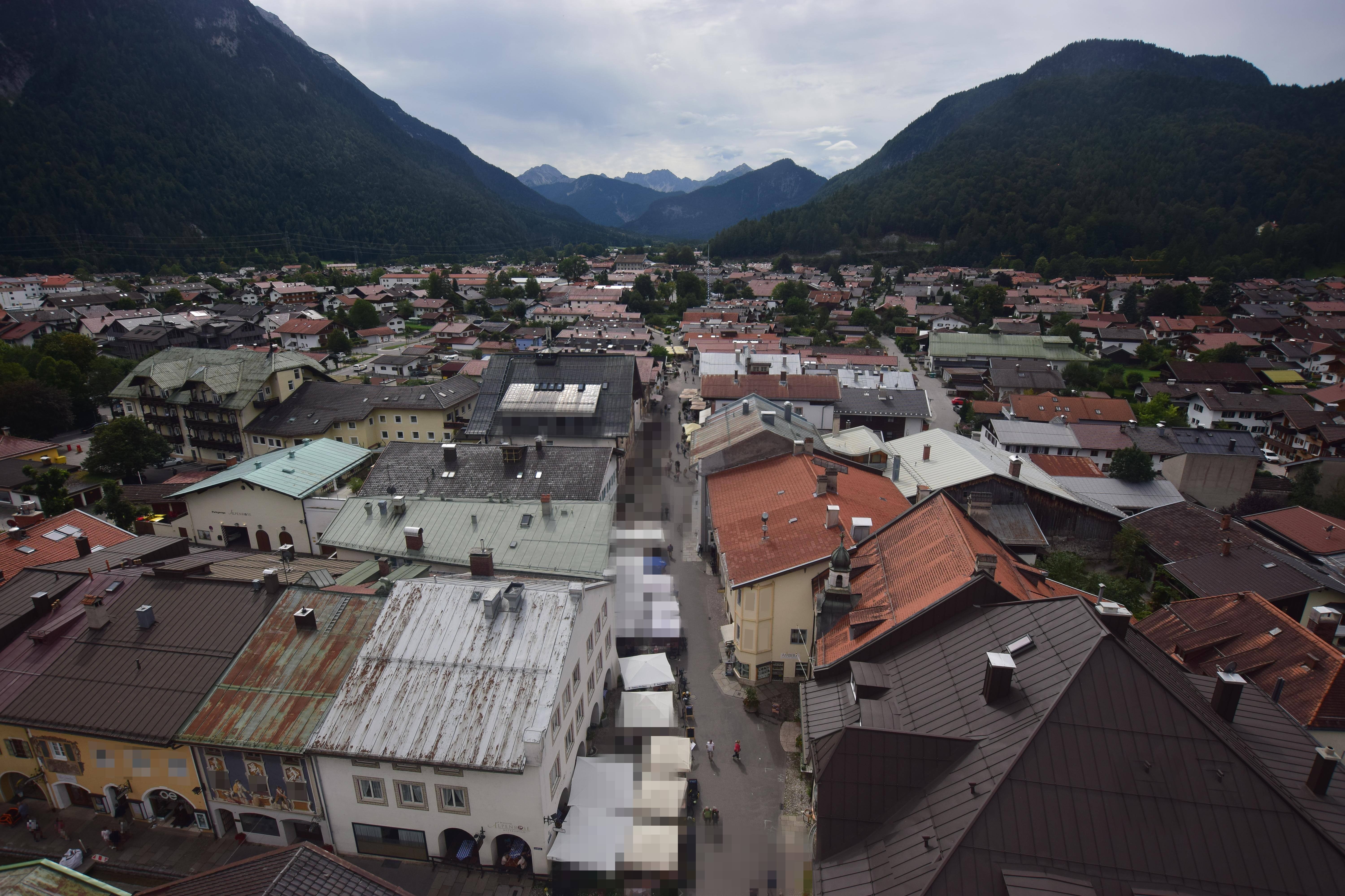 Archiv Foto Webcam Karwendel Mittenwald - Kirche