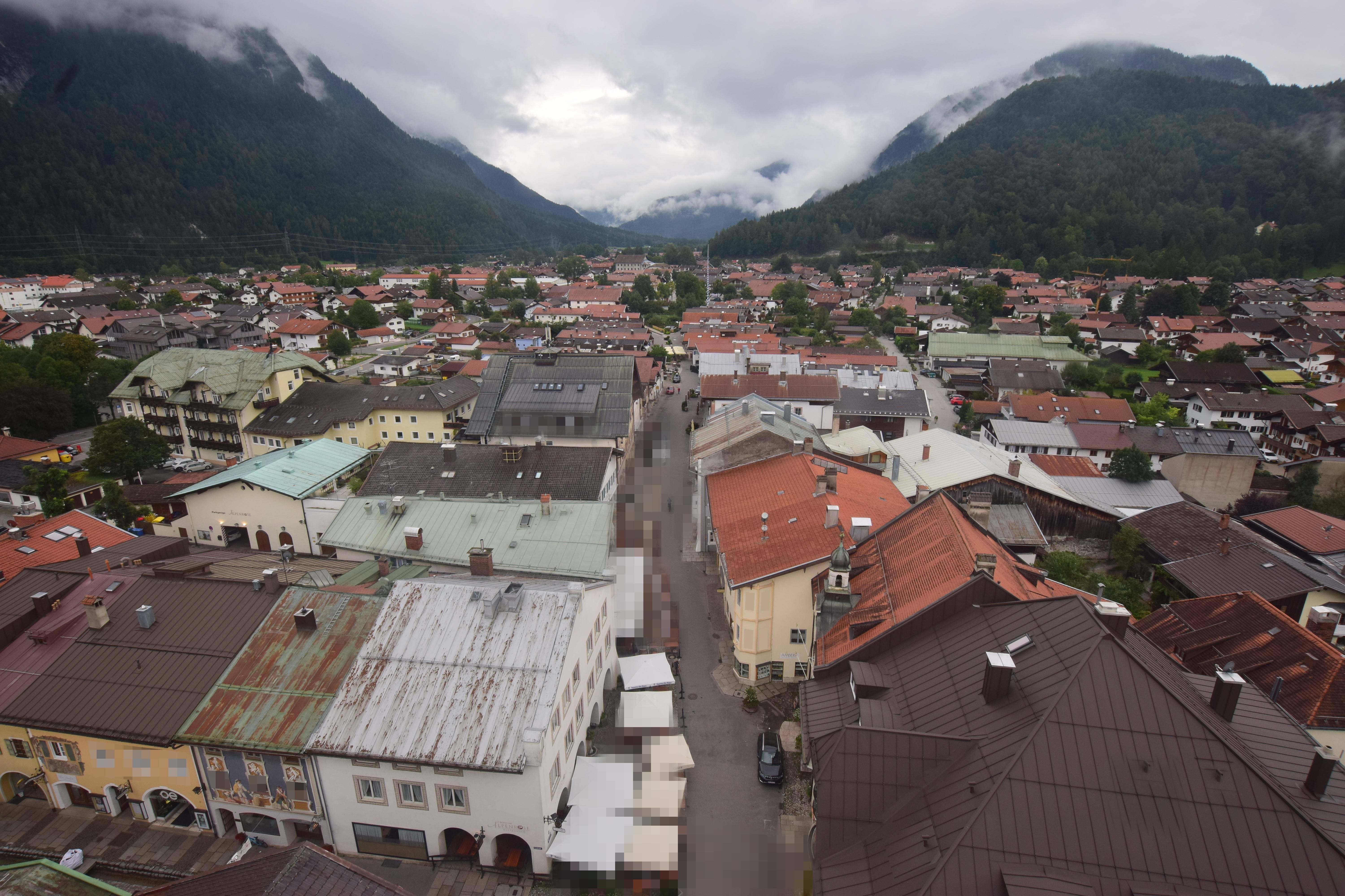 Archiv Foto Webcam Karwendel Mittenwald - Kirche