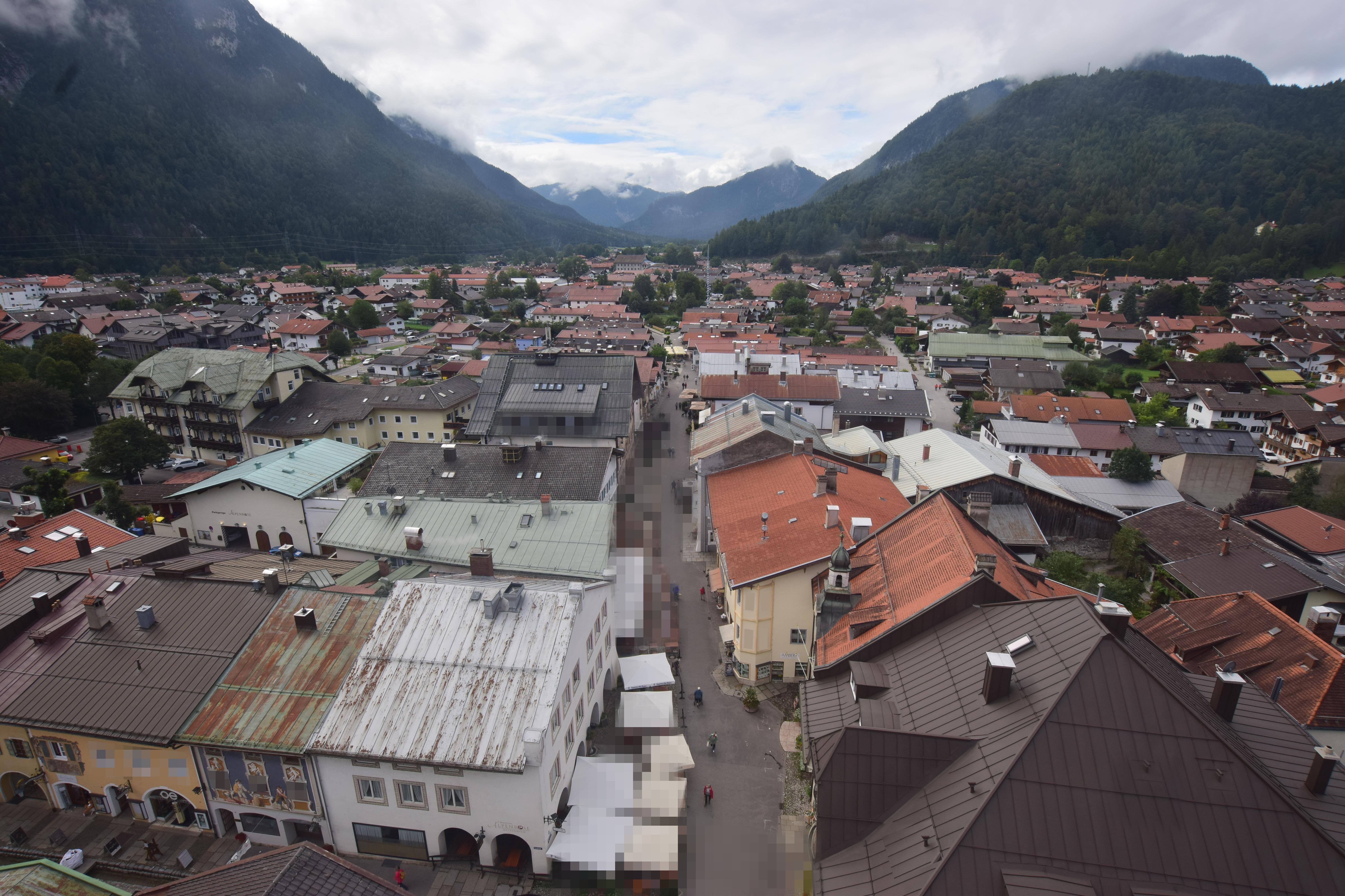 Archiv Foto Webcam Karwendel Mittenwald - Kirche
