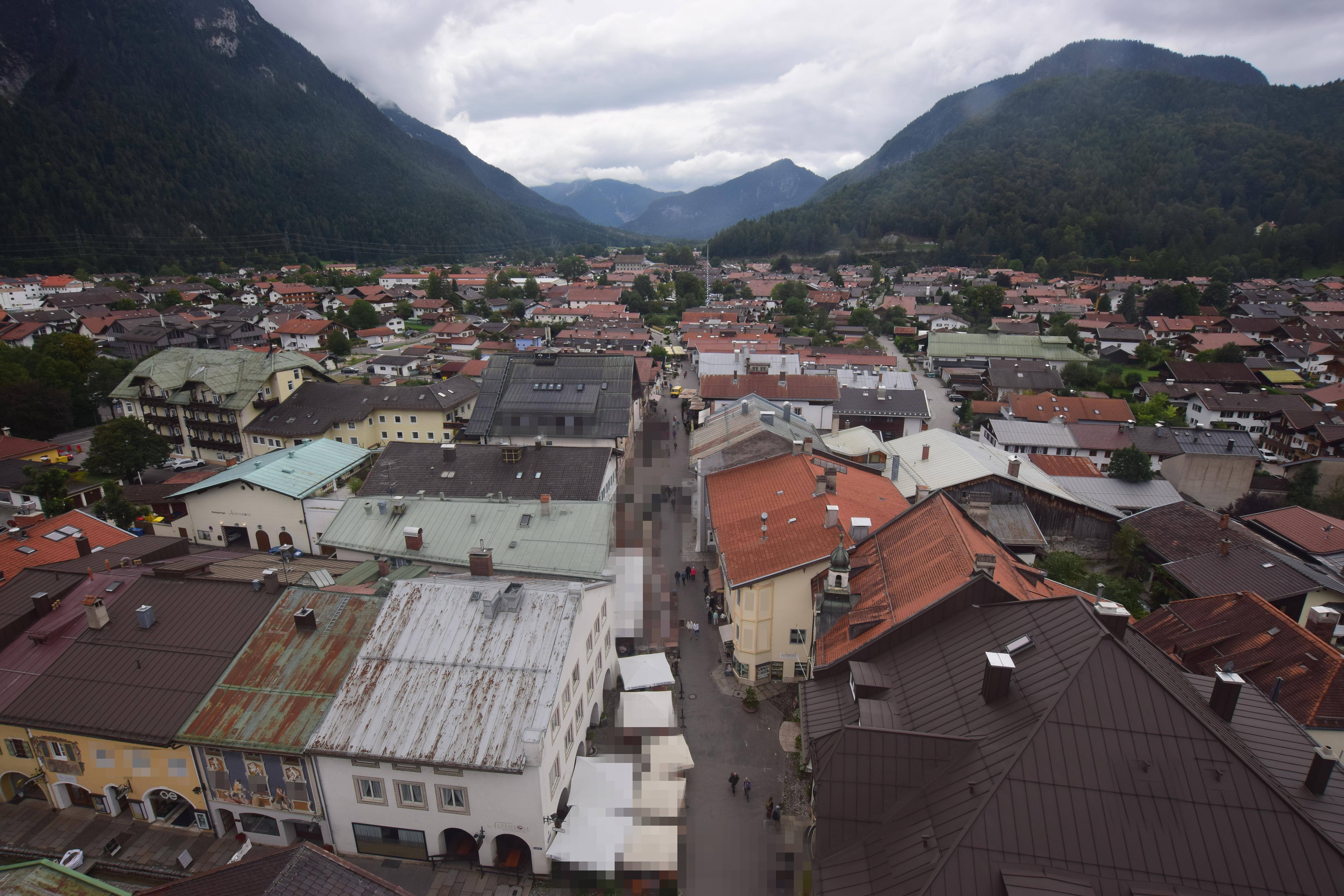 Archiv Foto Webcam Karwendel Mittenwald - Kirche