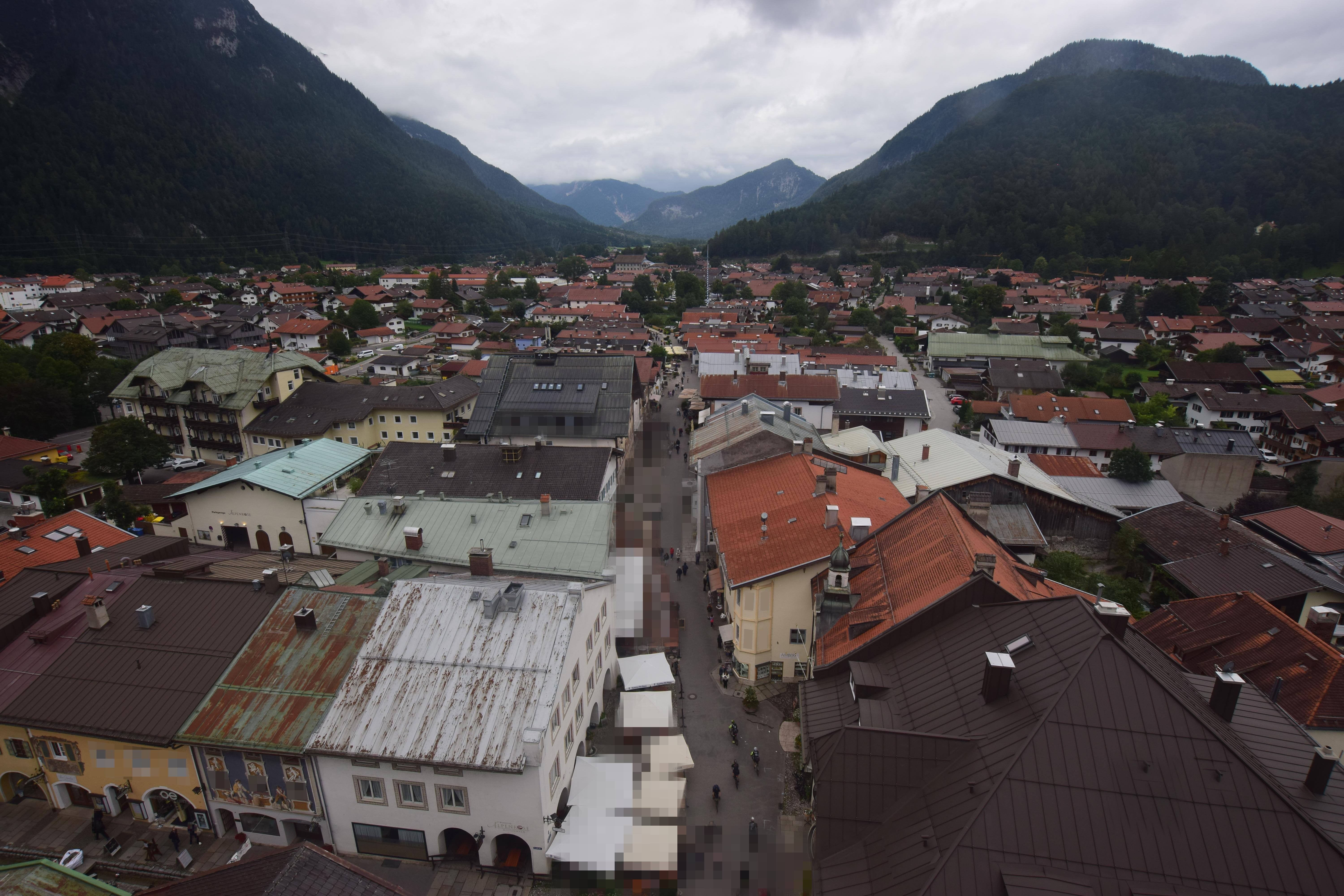 Archiv Foto Webcam Karwendel Mittenwald - Kirche