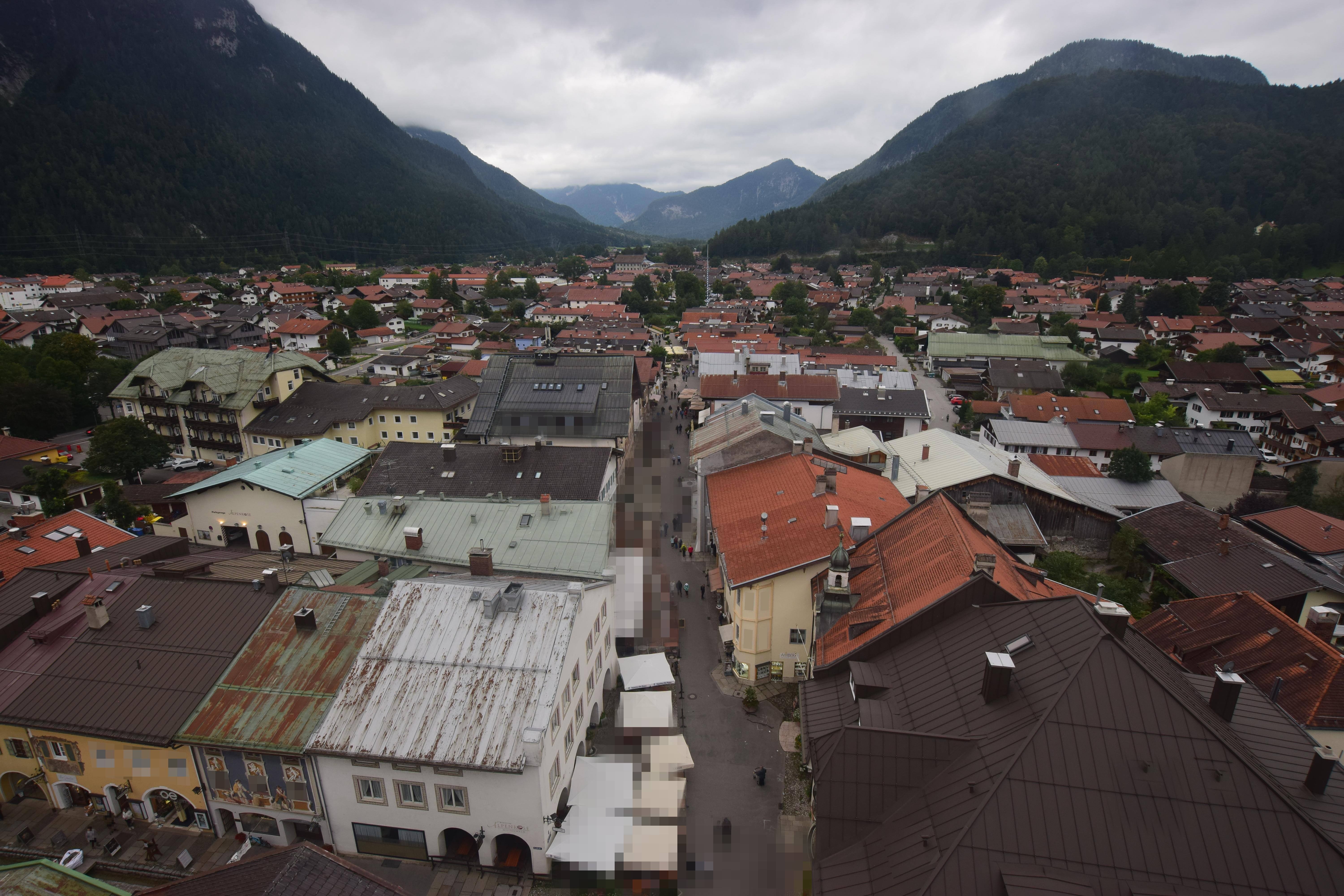 Archiv Foto Webcam Karwendel Mittenwald - Kirche
