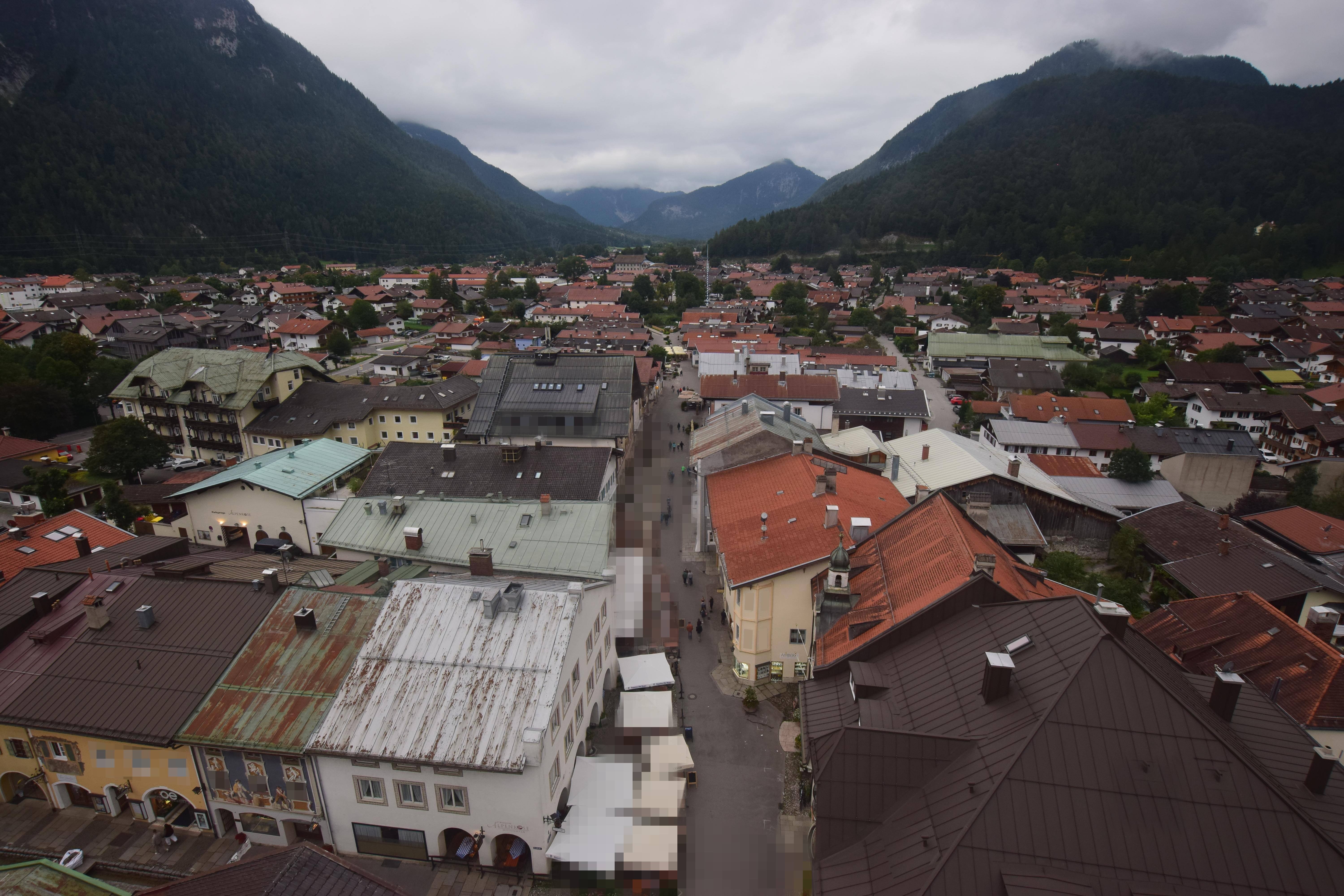 Archiv Foto Webcam Karwendel Mittenwald - Kirche