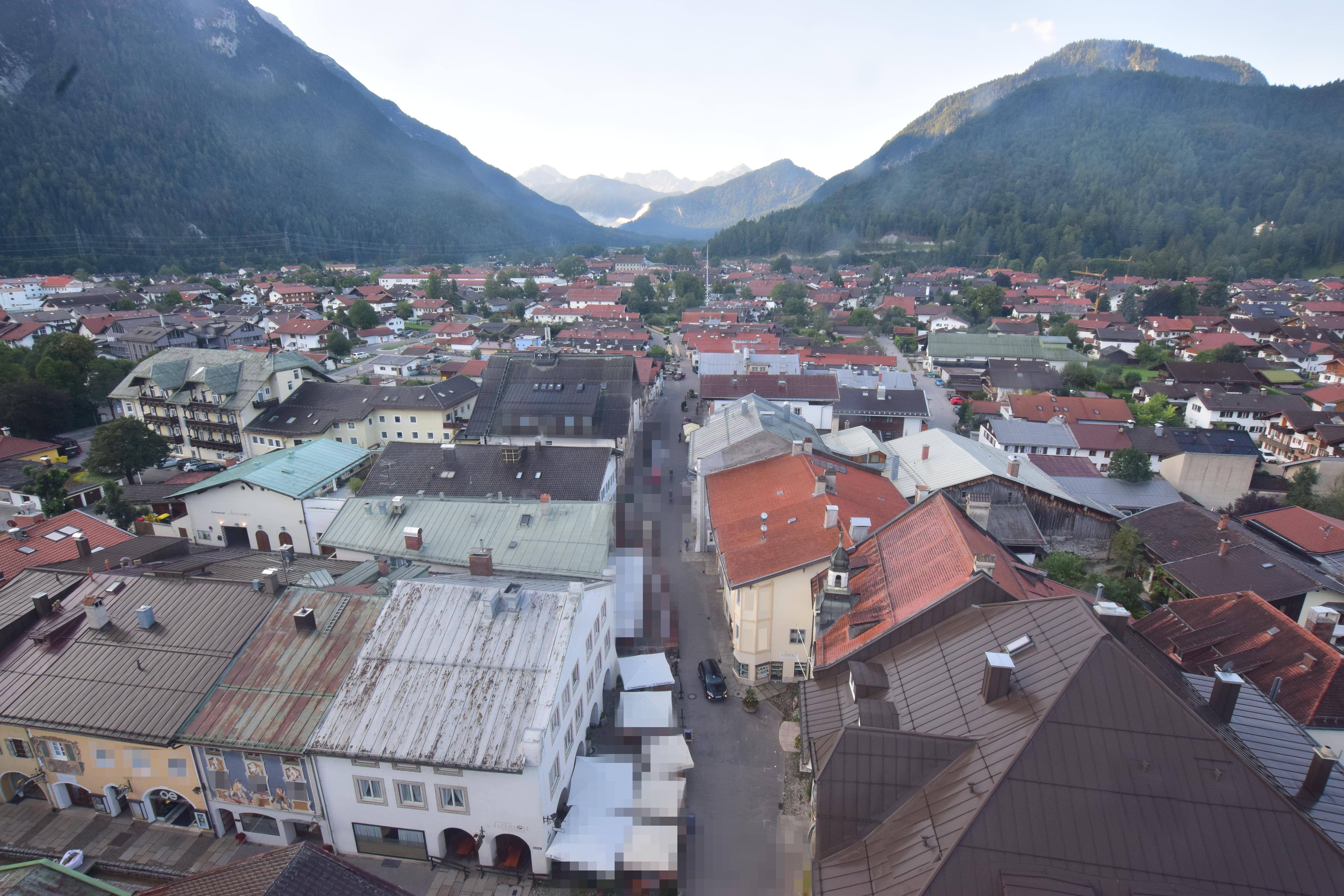 Archiv Foto Webcam Karwendel Mittenwald - Kirche