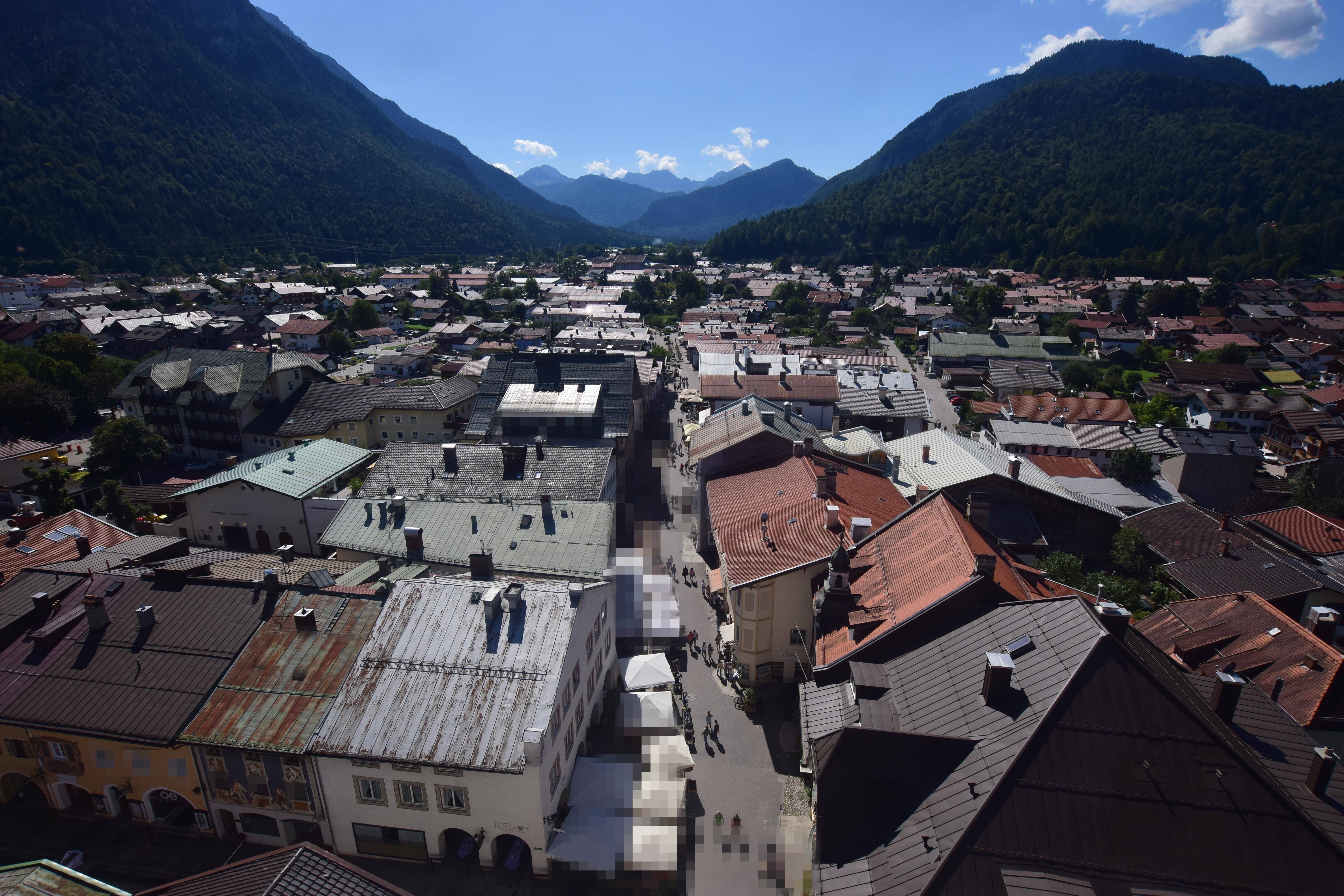 Archiv Foto Webcam Karwendel Mittenwald - Kirche