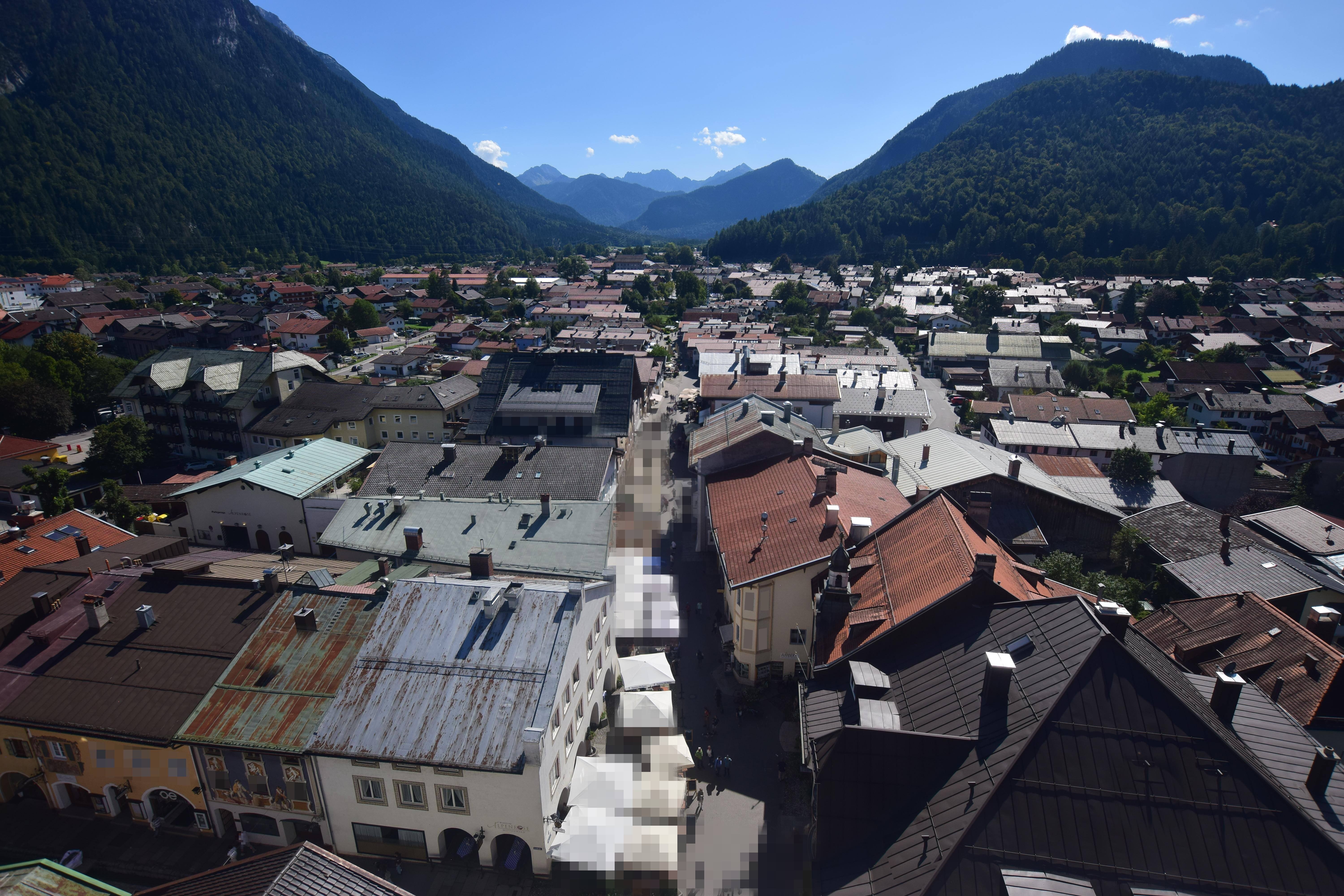 Archiv Foto Webcam Karwendel Mittenwald - Kirche