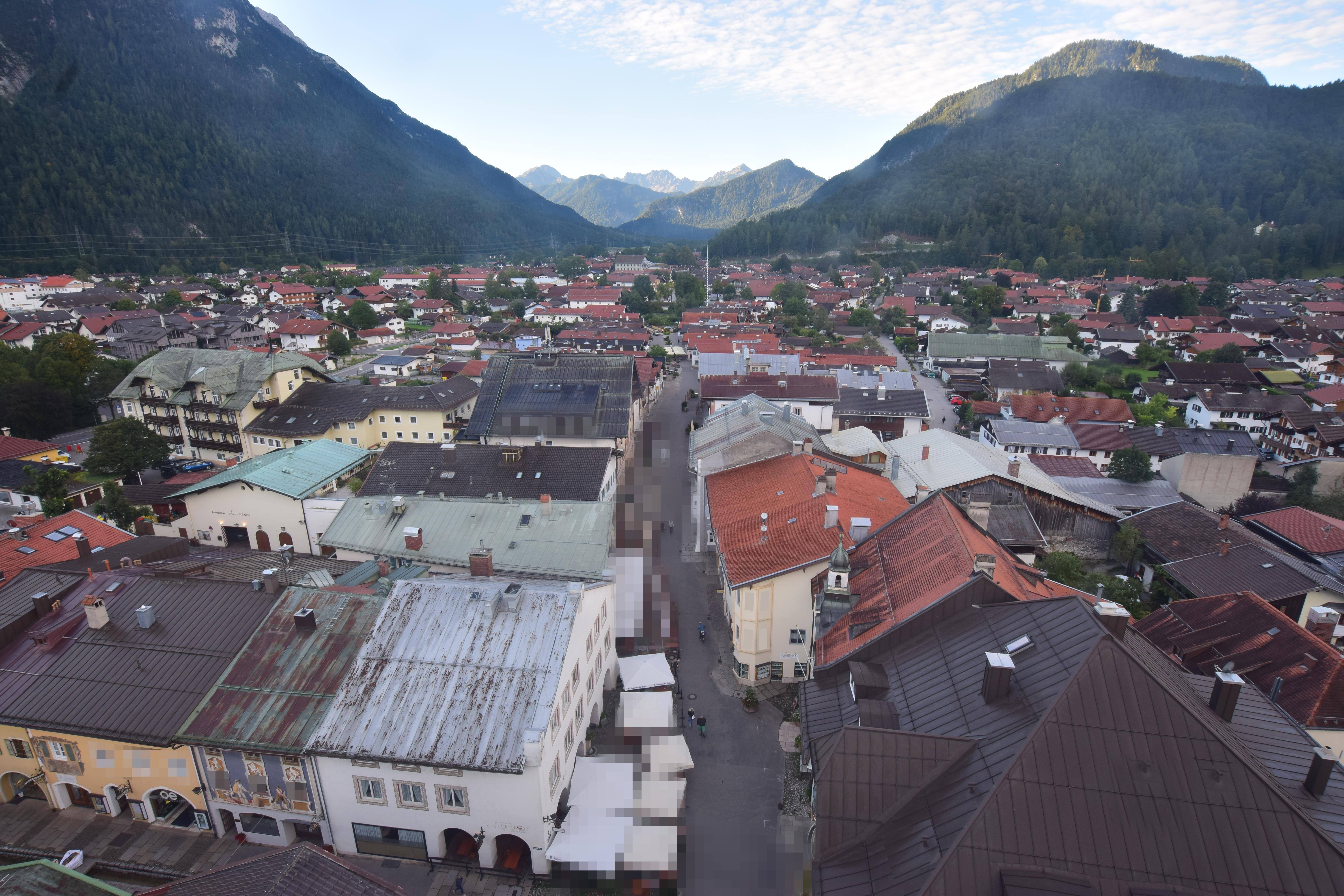 Archiv Foto Webcam Karwendel Mittenwald - Kirche