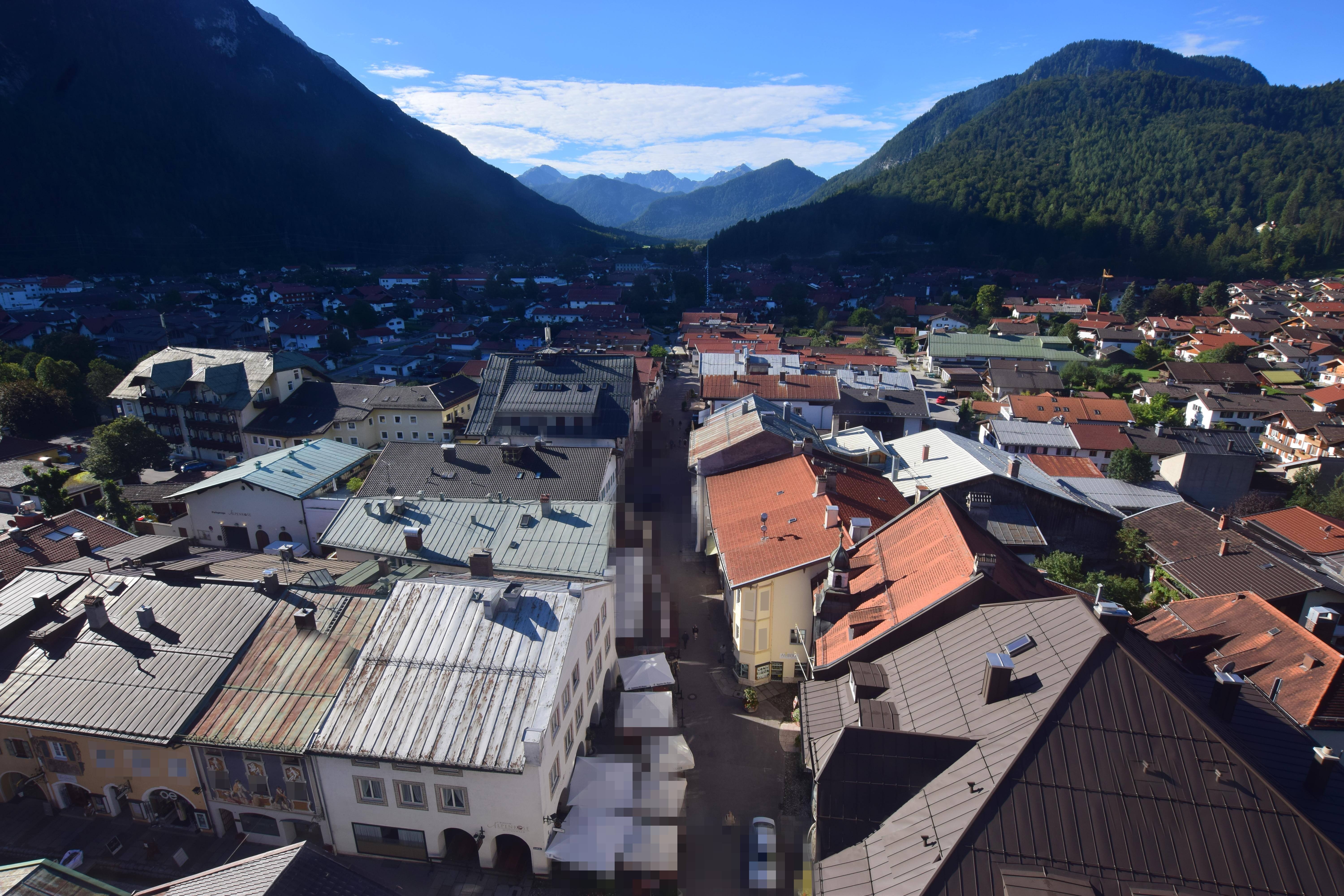Archiv Foto Webcam Karwendel Mittenwald - Kirche