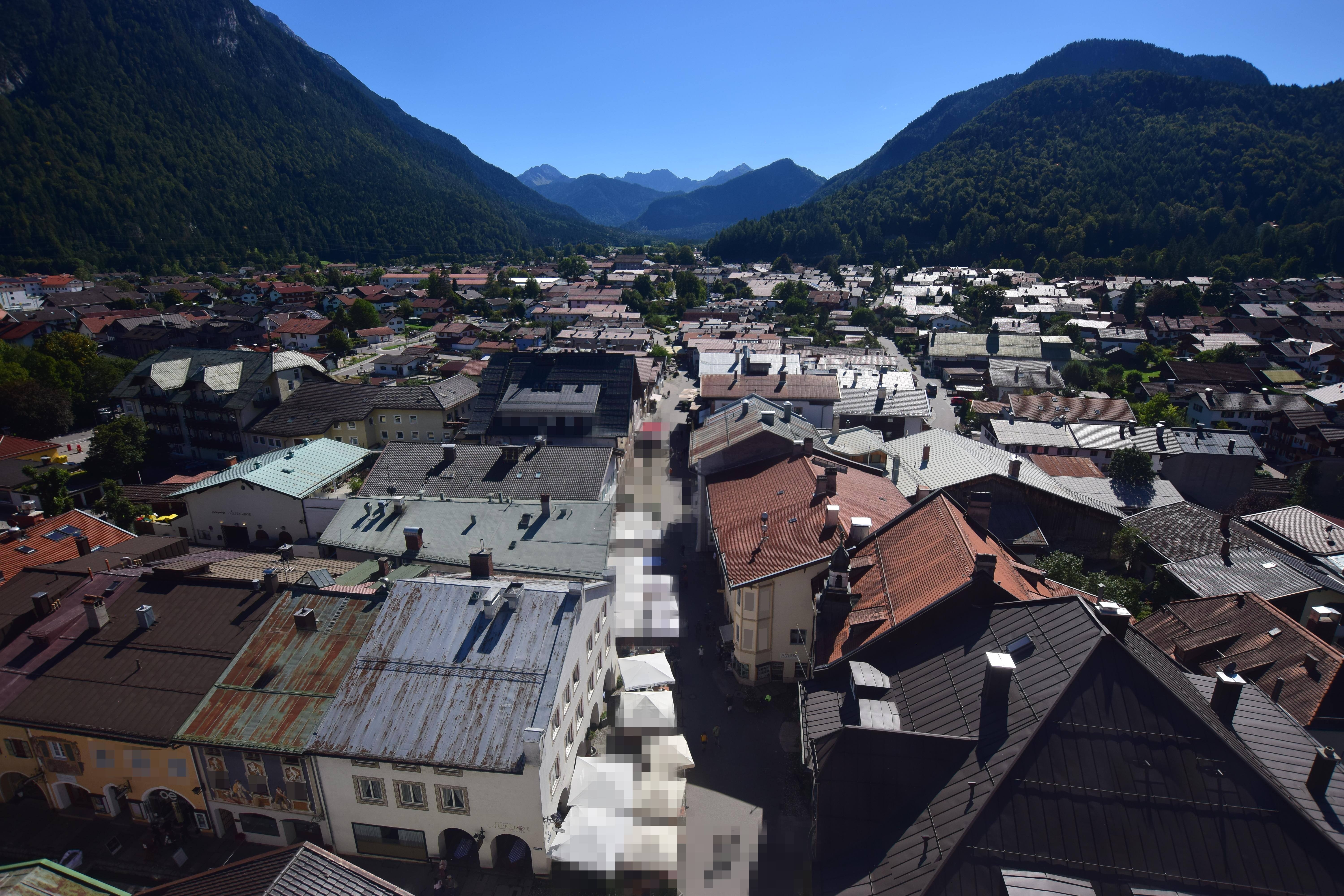 Archiv Foto Webcam Karwendel Mittenwald - Kirche