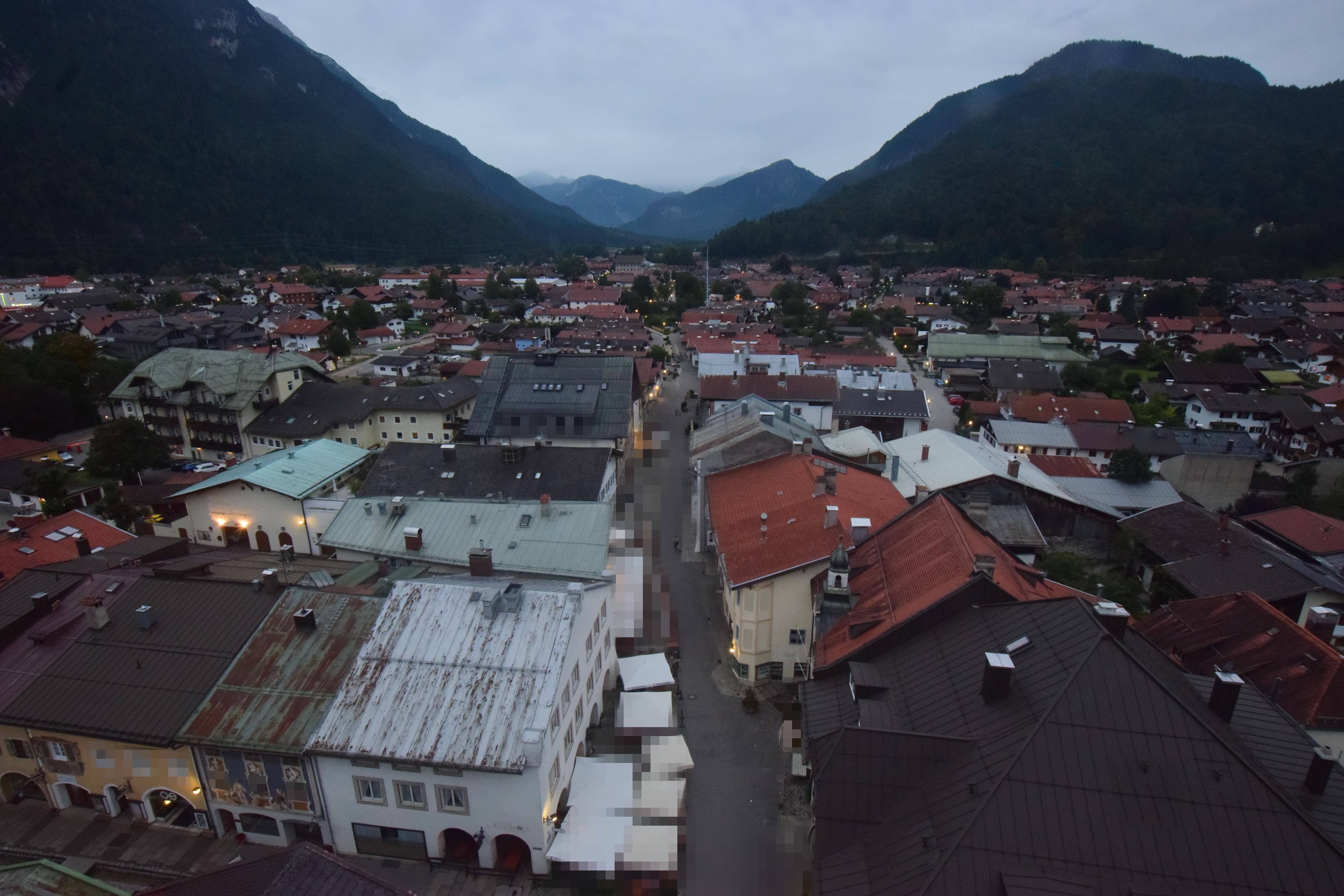 Archiv Foto Webcam Karwendel Mittenwald - Kirche
