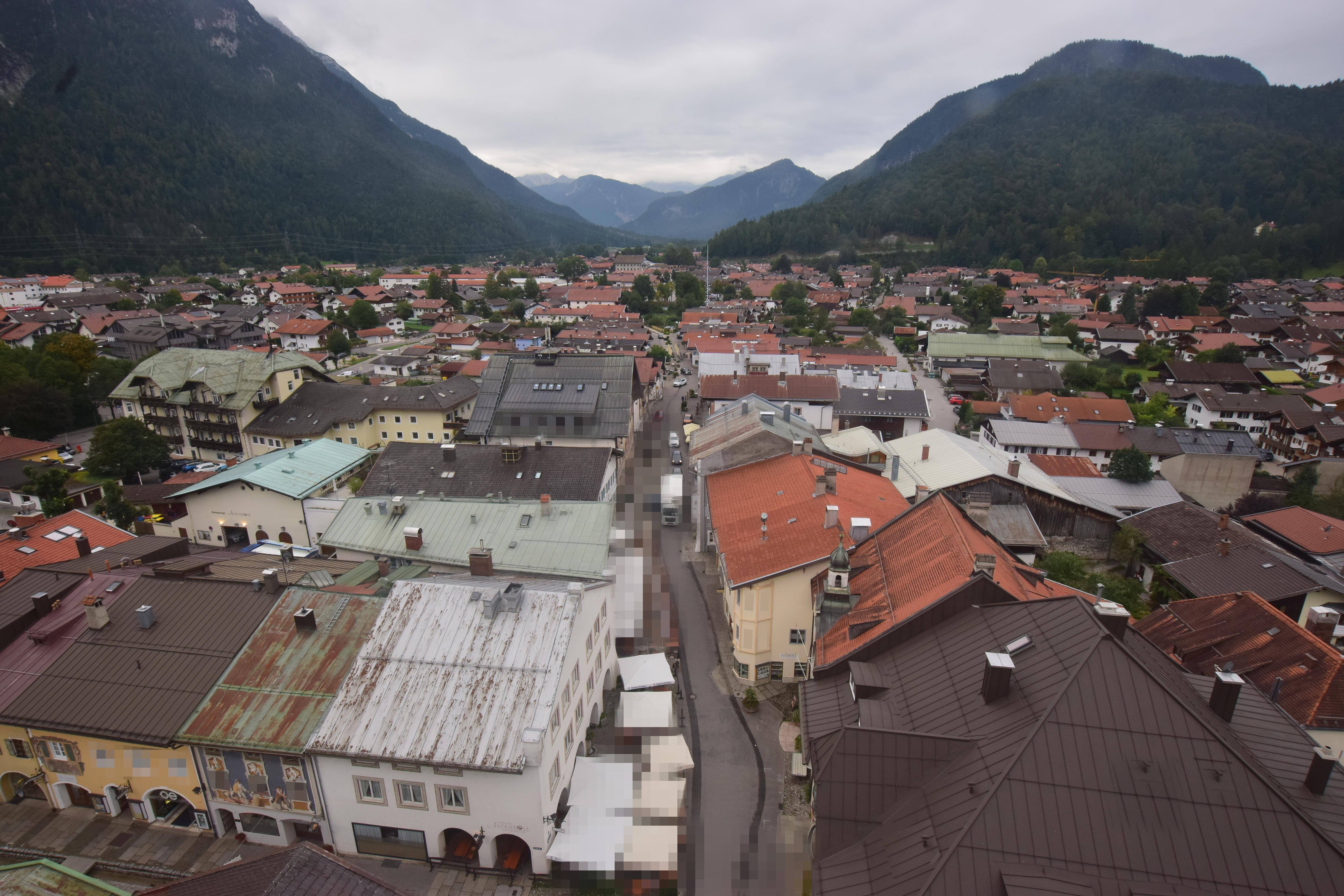 Archiv Foto Webcam Karwendel Mittenwald - Kirche