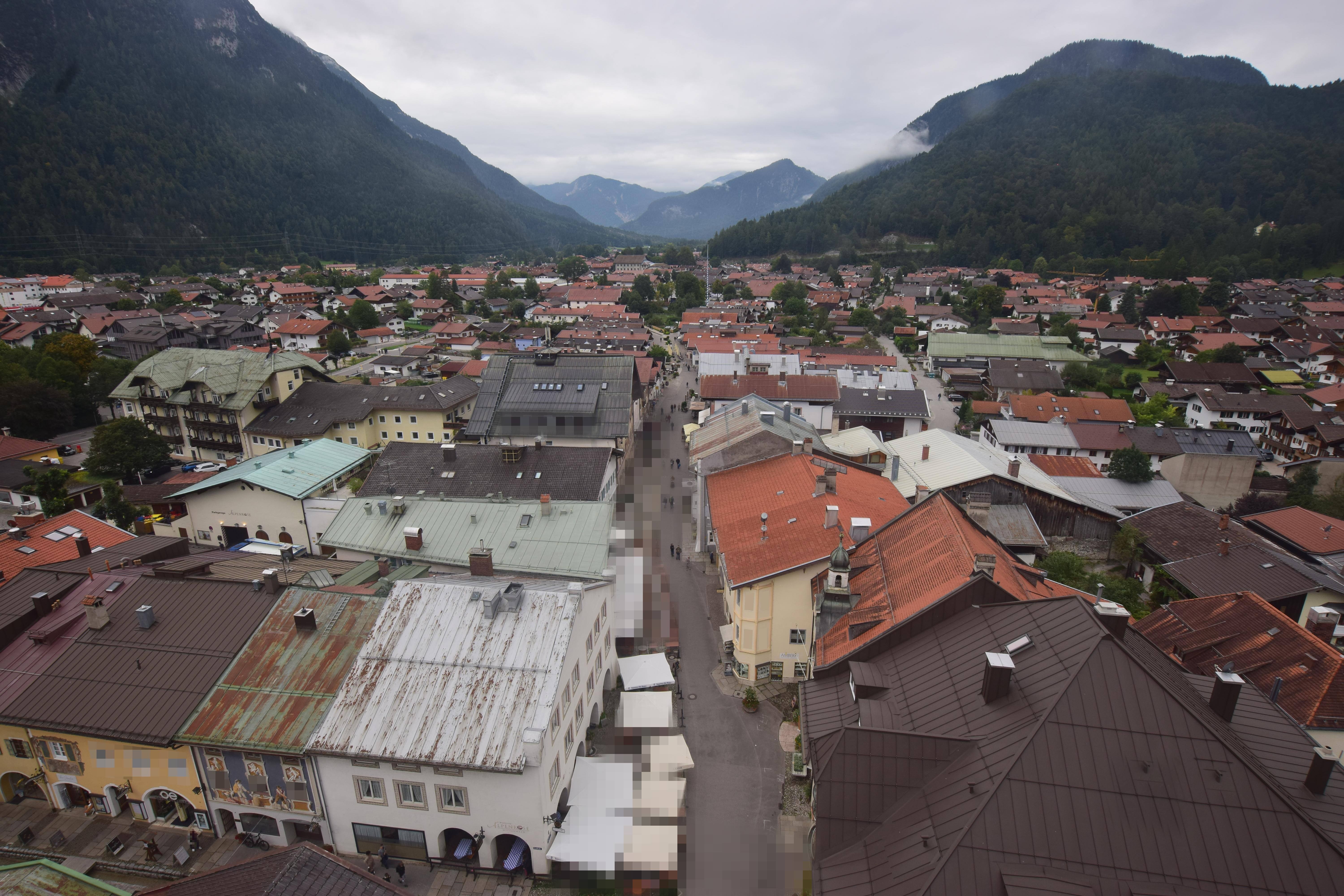 Archiv Foto Webcam Karwendel Mittenwald - Kirche