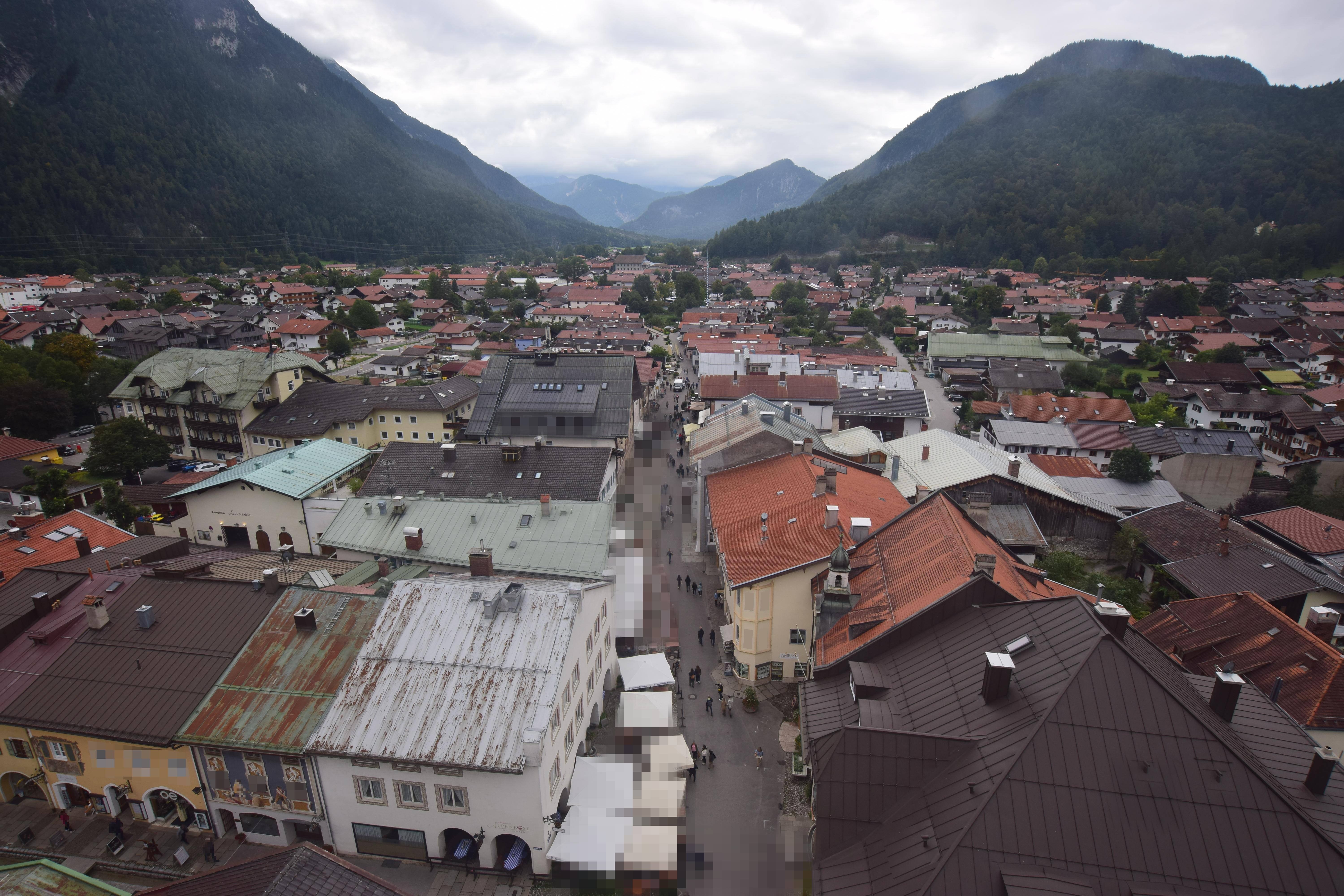 Archiv Foto Webcam Karwendel Mittenwald - Kirche